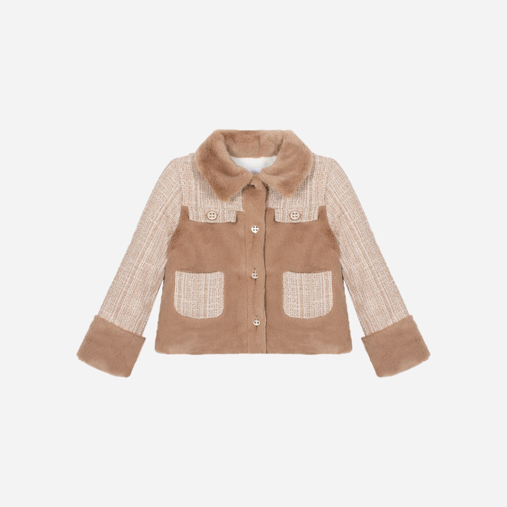 Patachou CASACO - KIDS GIRL BEIGE -  INVERNO 2025 BEIGE 9