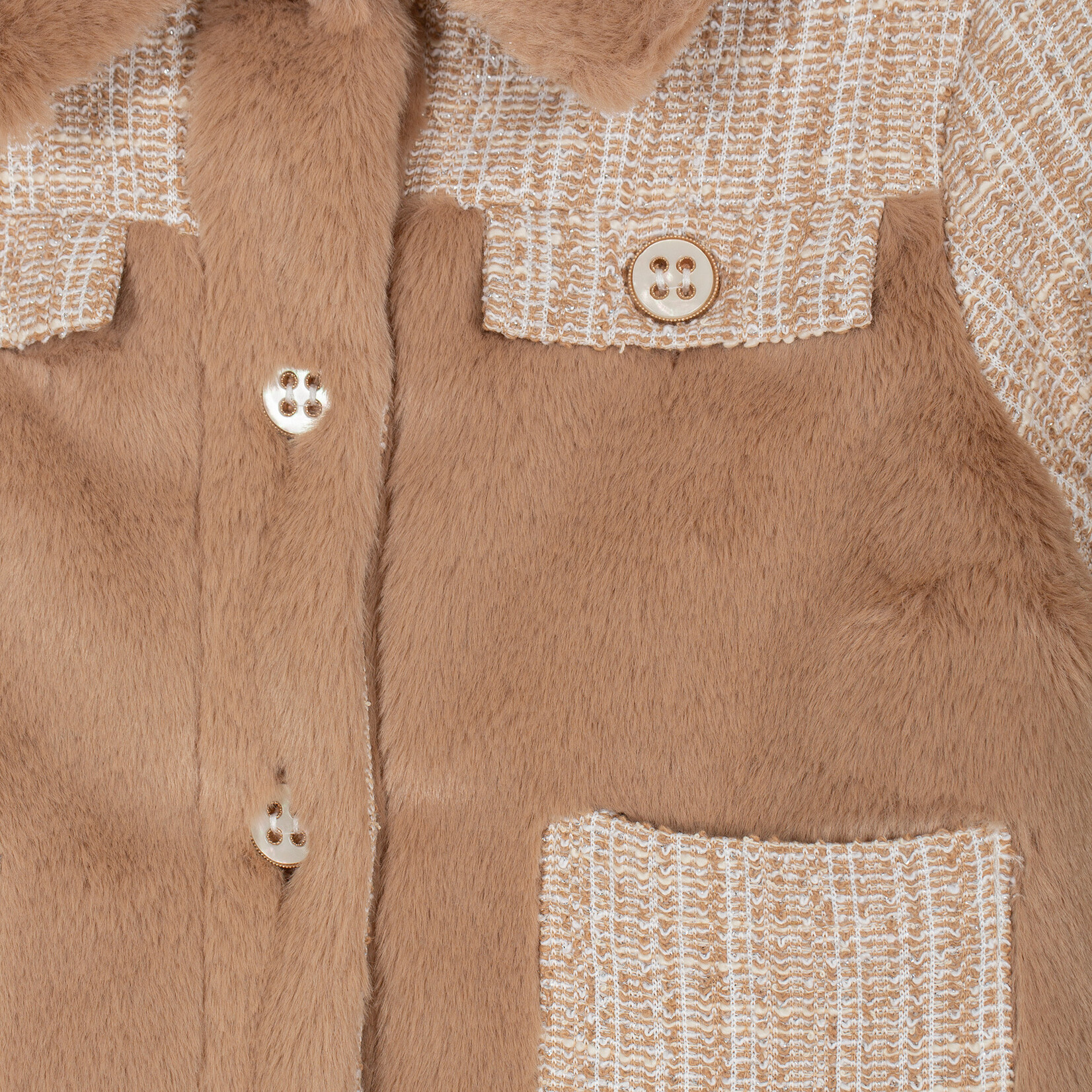 Patachou CASACO - KIDS GIRL BEIGE -  INVERNO 2025 BEIGE 9