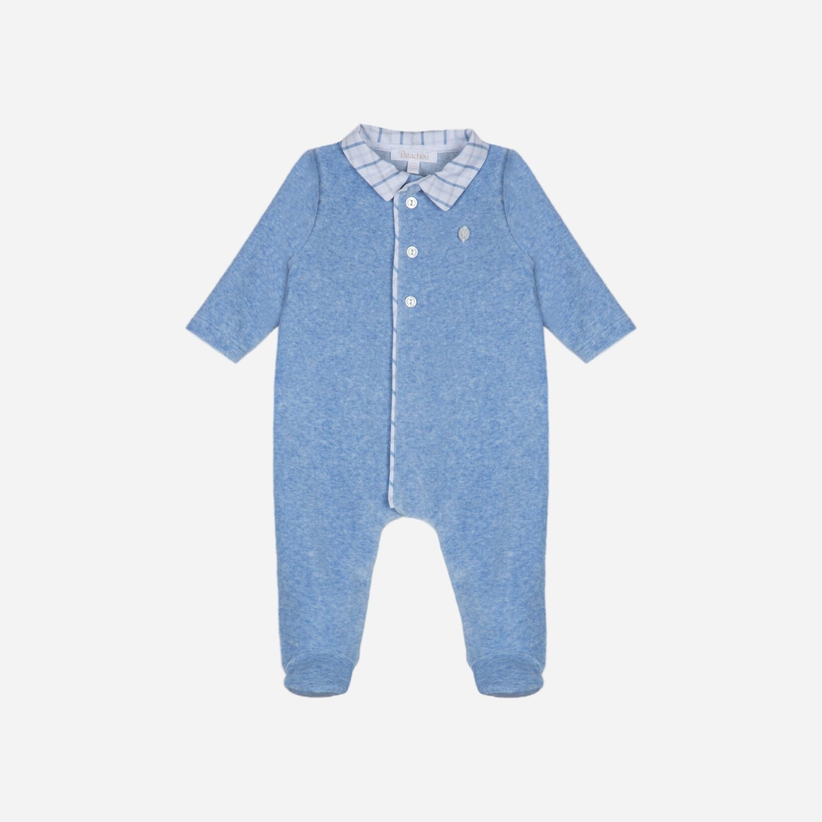 Patachou BABYGROW - PURE BLUE -  INVERNO 2025 MELANGE BLUE