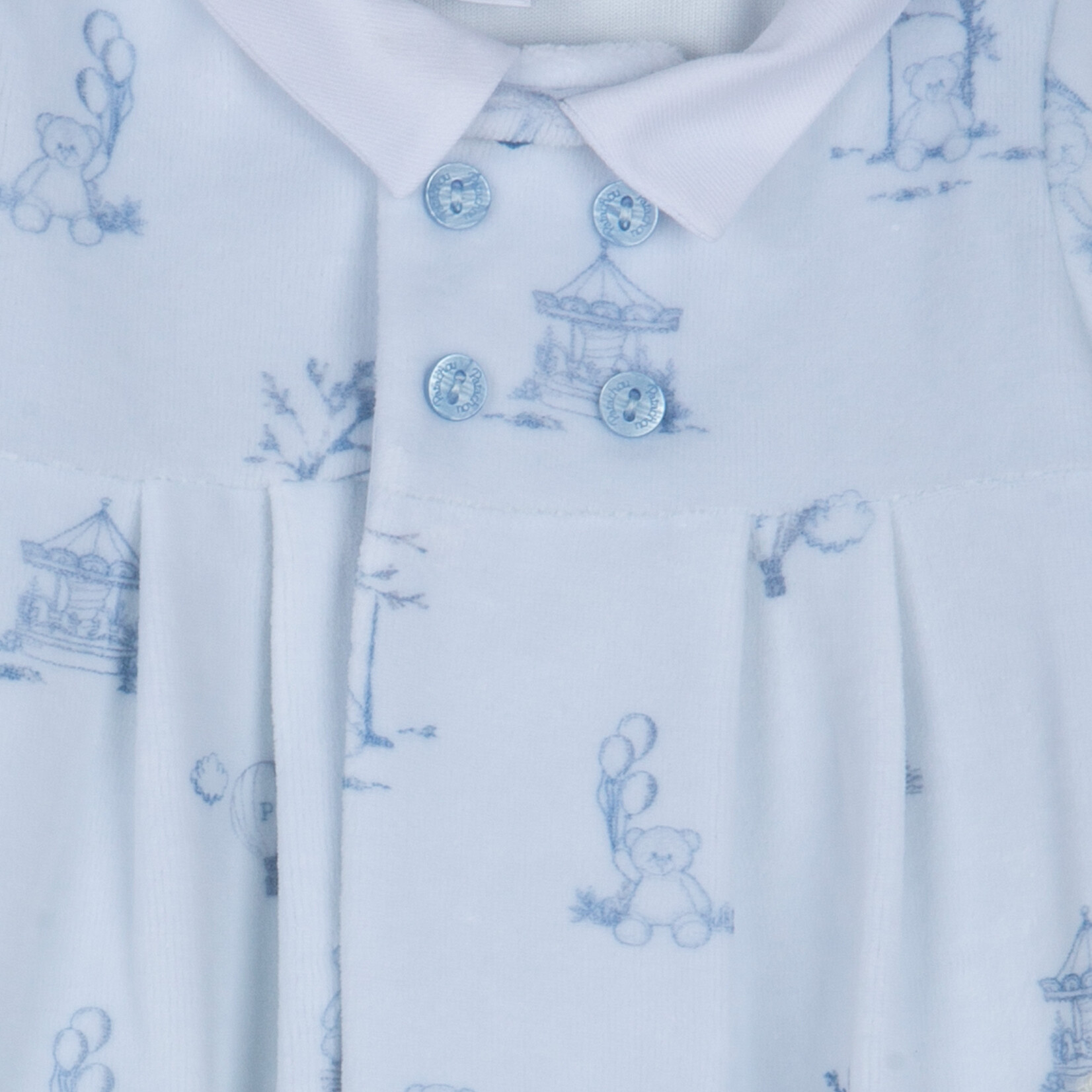 Patachou BABYGROW - PURE BLUE -  INVERNO 2025 BLUE TOILE DE JOUY F25 -3