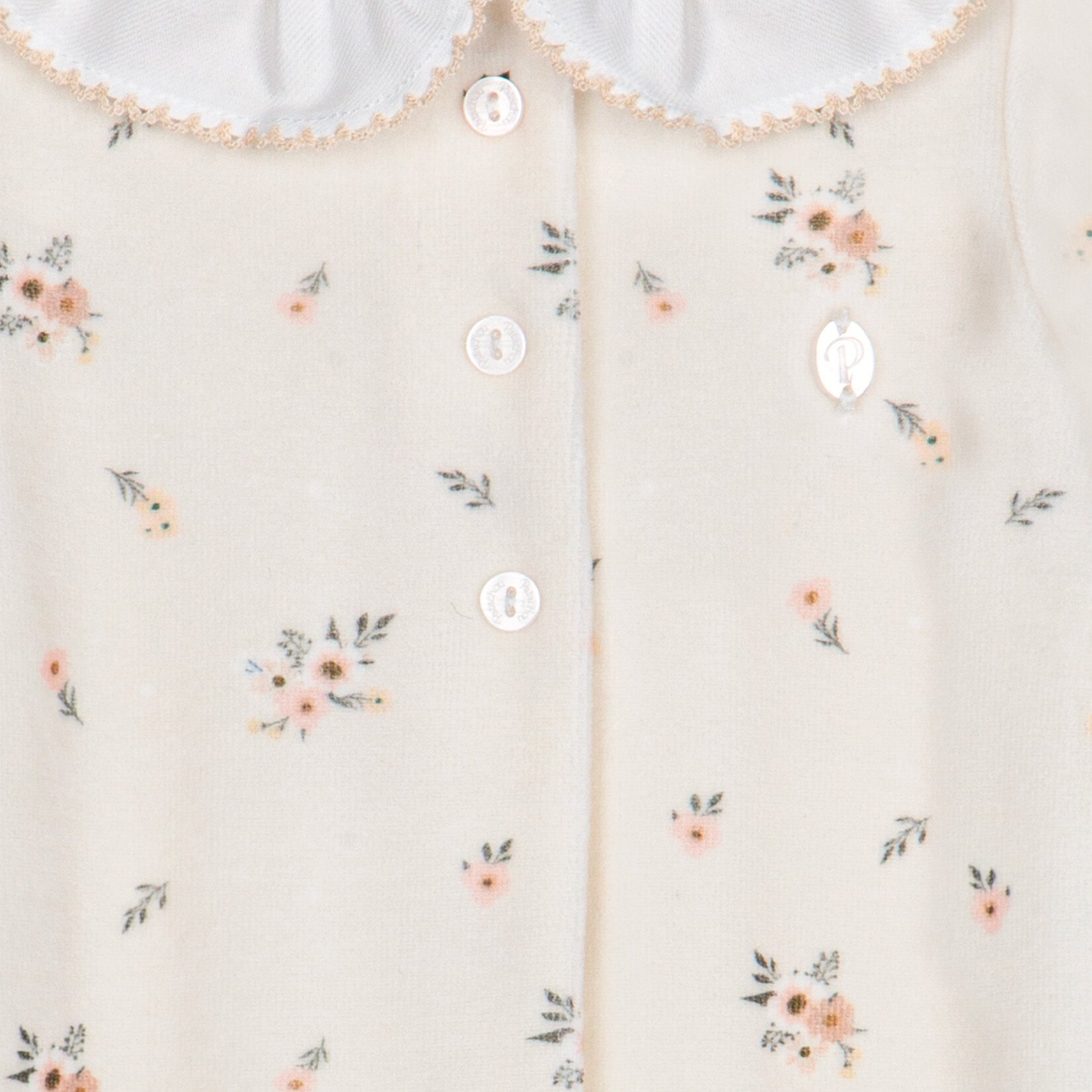 Patachou BABYGROW - NEWBORN SOFT -  INVERNO 2025 BEIGE FLORAL F25-1