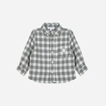 Patachou CAMISA - MINI BOY SOFT BLUE - INVERNO 2025 EMERALD CHECK F25-46
