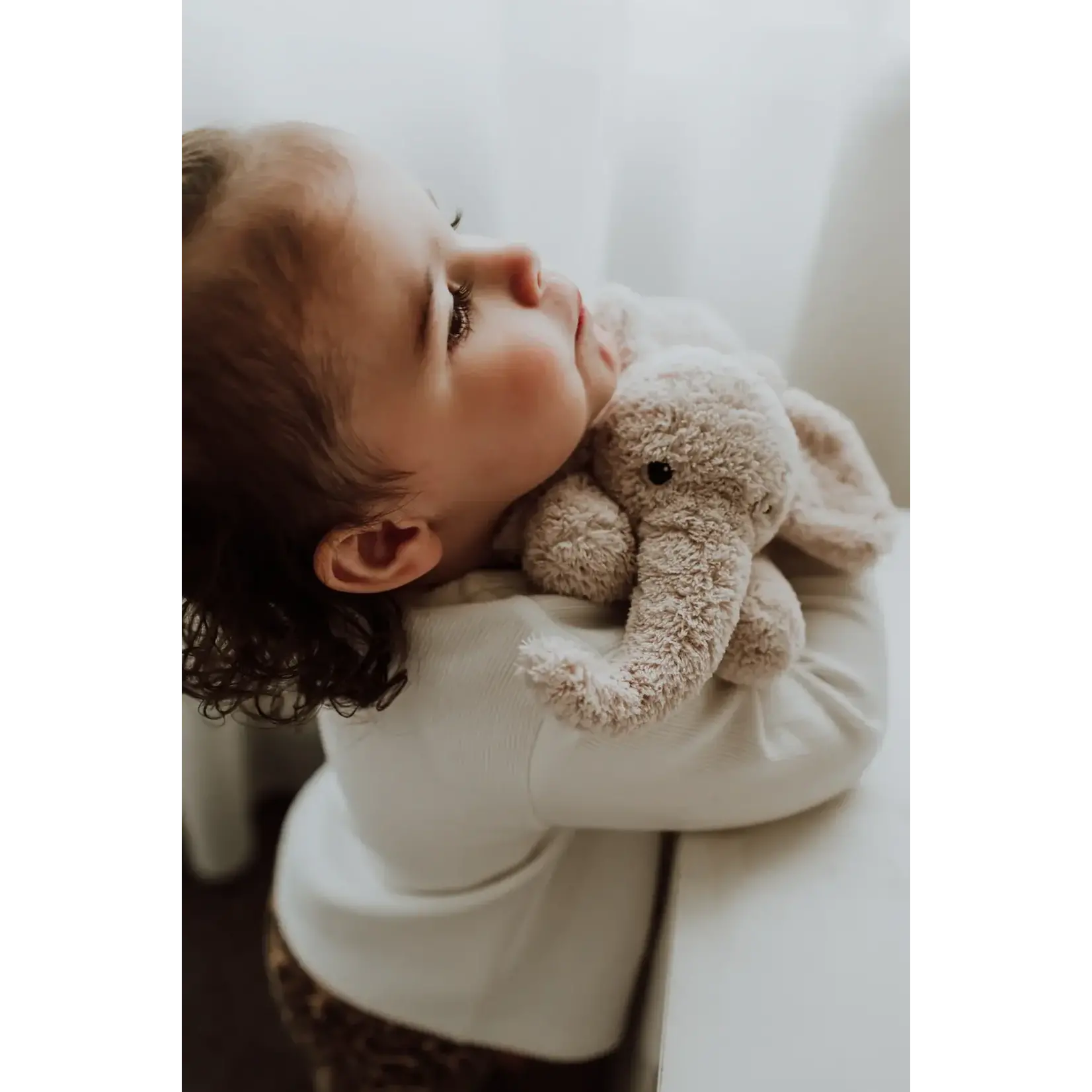 Flow George (blush) - Rechargeable heartbeat comforter