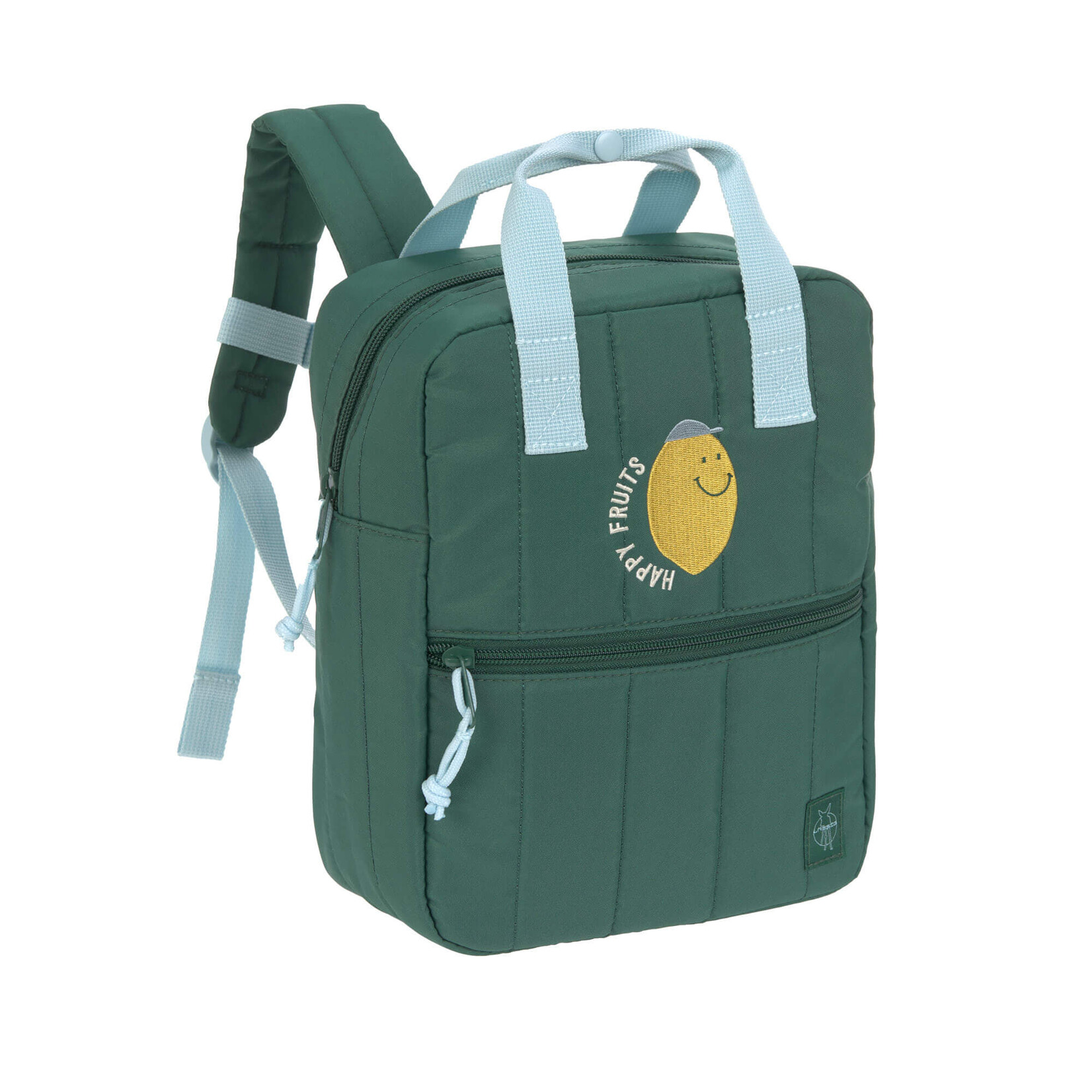 Lässig mini square backpack Little lemon dark green