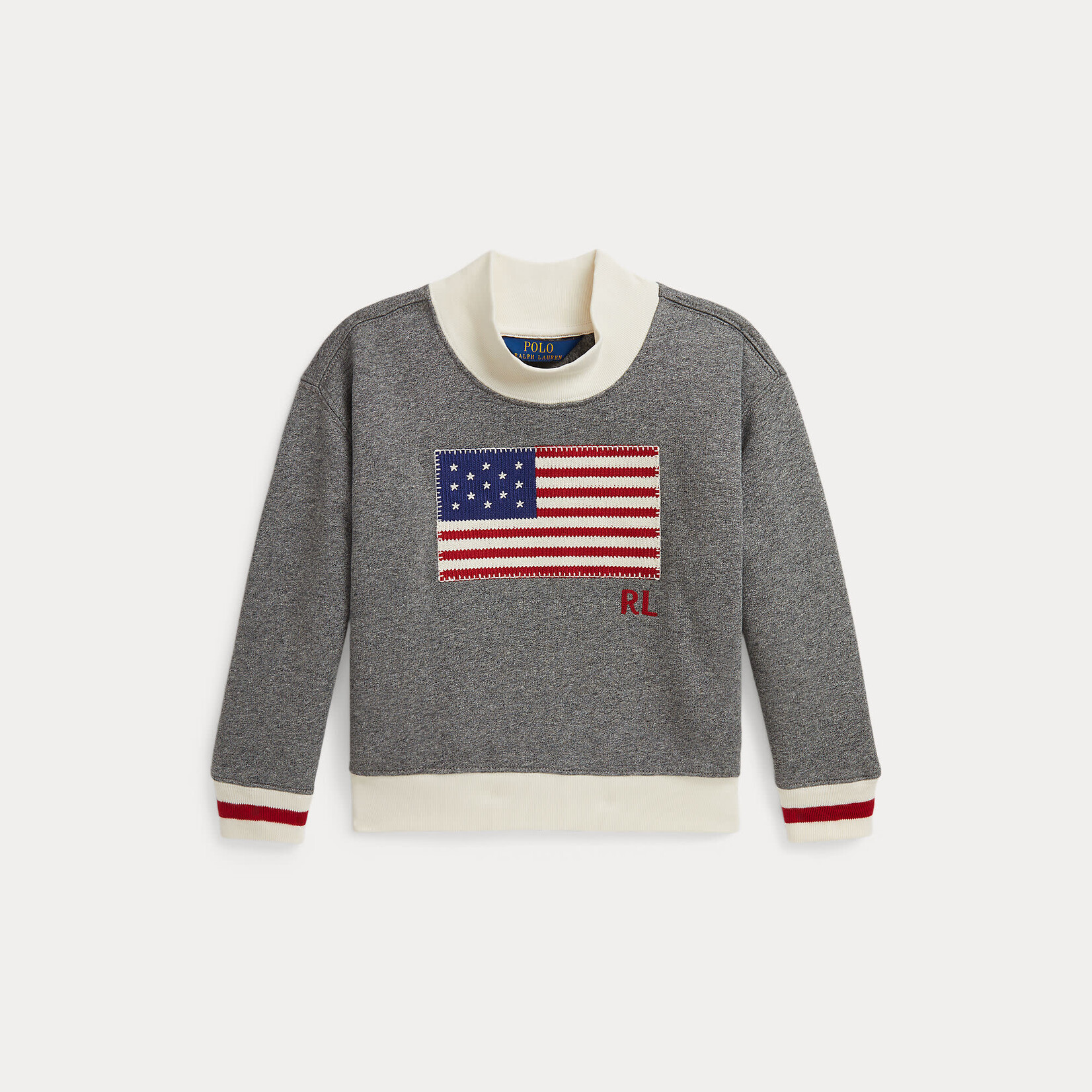 Ralph Lauren KNIT-PULLOVER-SWEATSHIRT VINTAGE PEPPER HEATHER