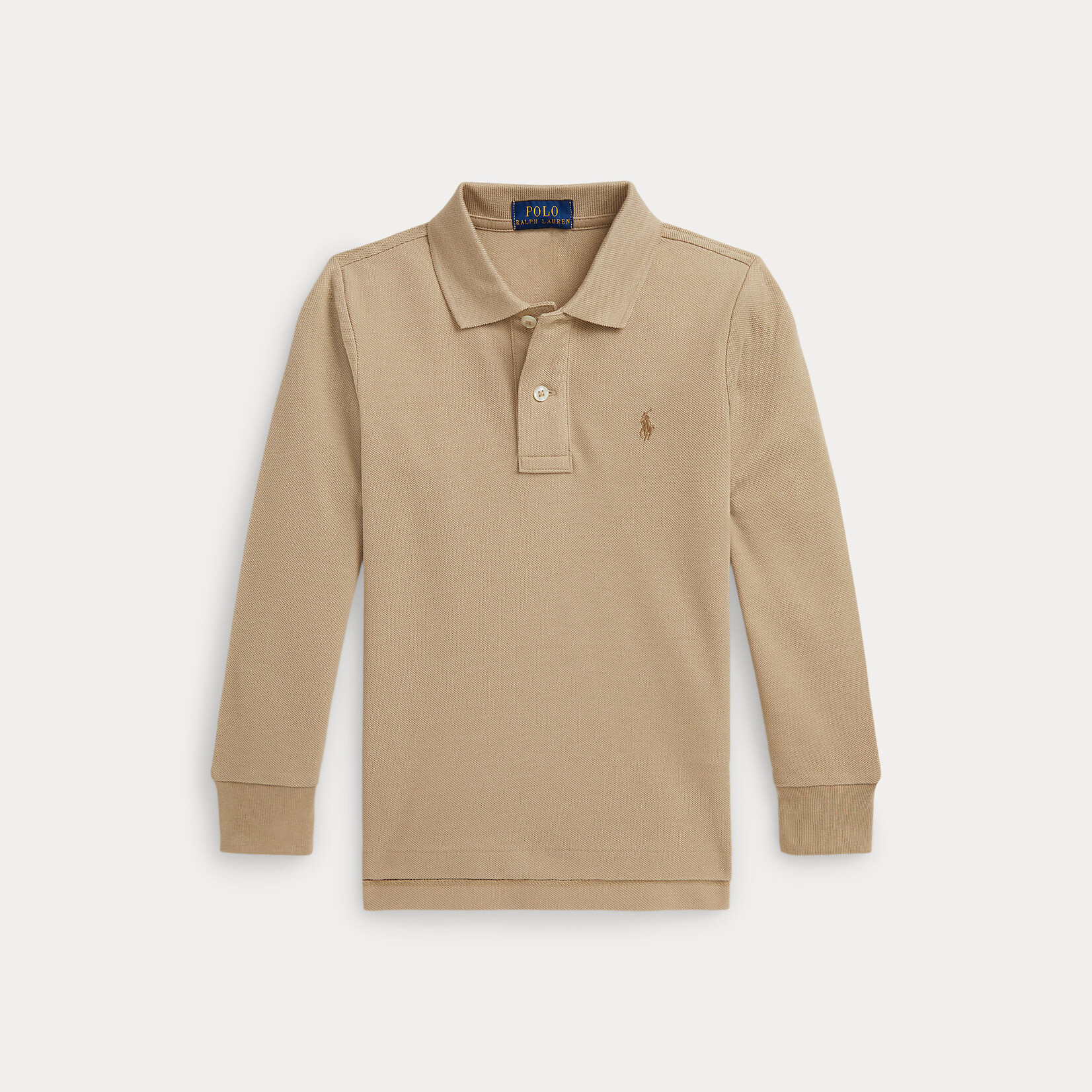 Ralph Lauren LS KC-TOPS-KNIT VINTAGE KHAKI/C8520