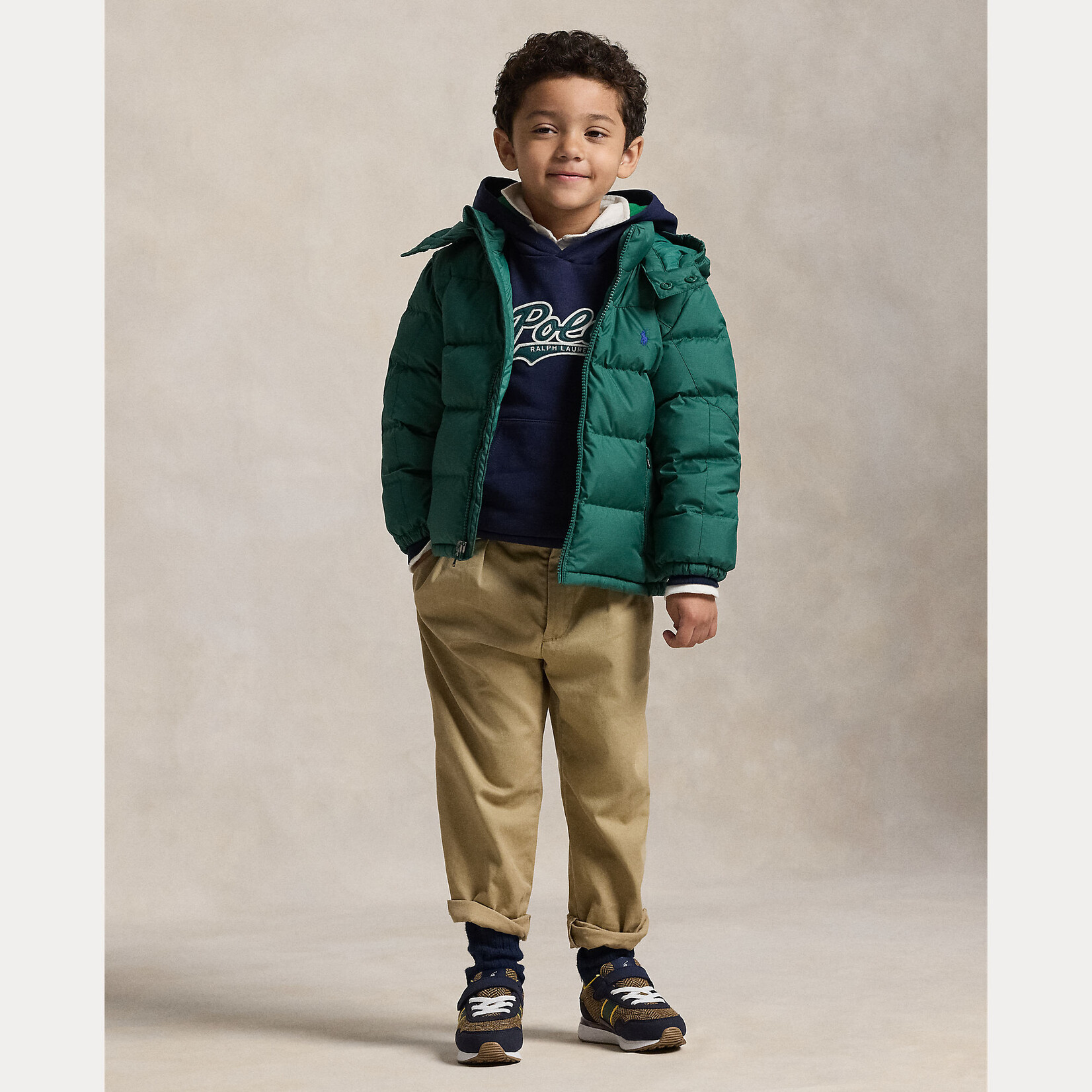 Ralph Lauren DOWN JKT-OUTERWEAR-BOMBER KELLY GREEN