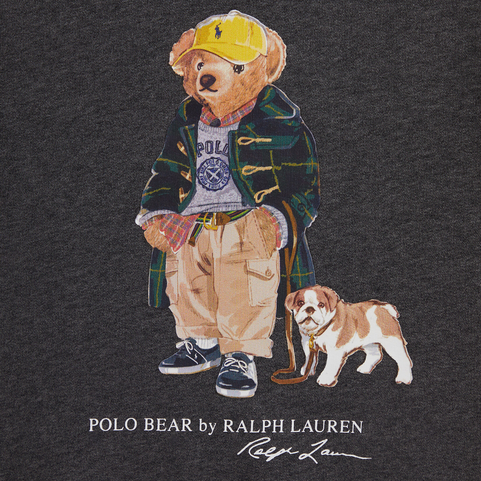 Ralph Lauren KNIT-SWEATSHIRT FA25 BEAR WINDSOR HEATHER