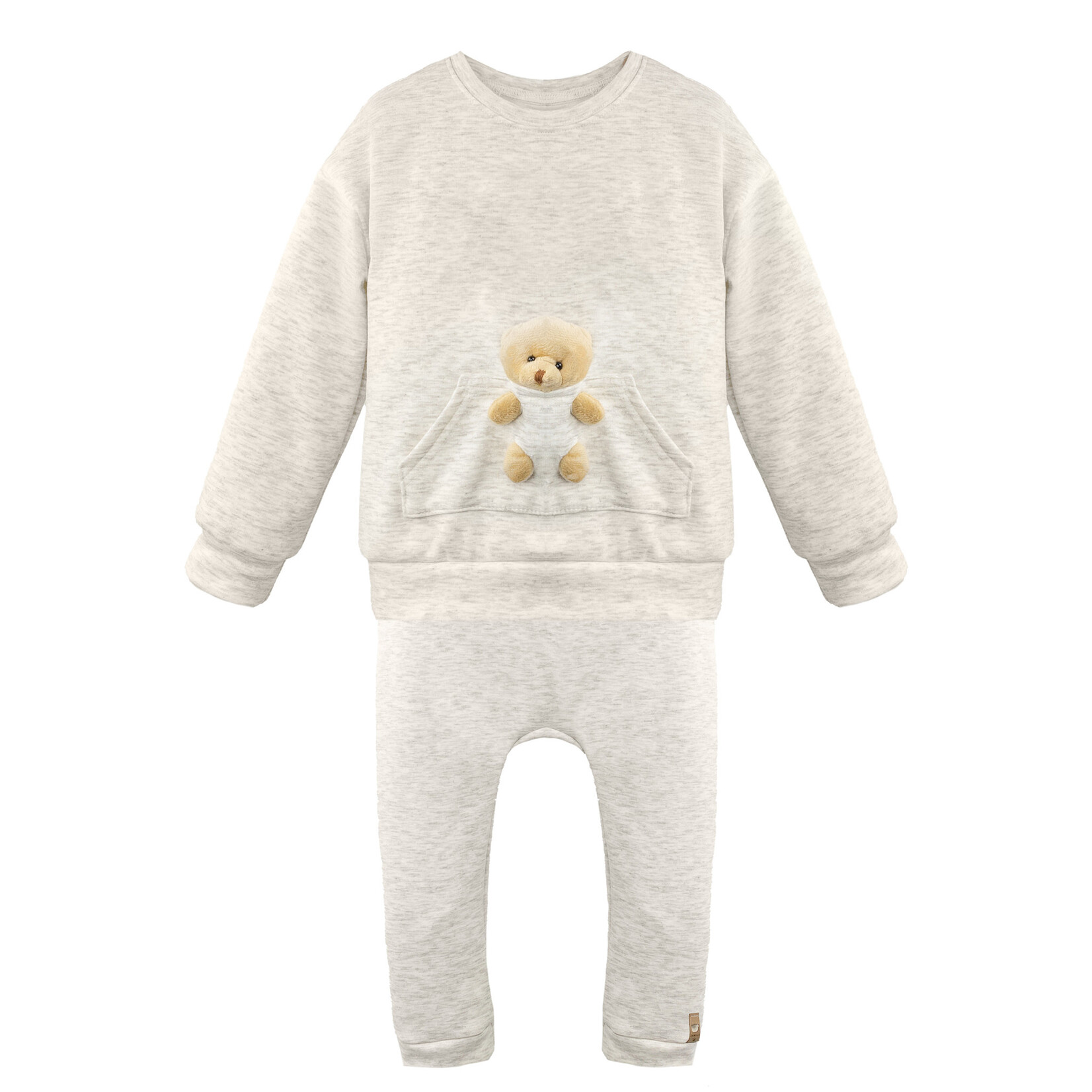 Jamiks JZI165--ABELITO 2-delige set teddybeer