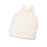 Jamiks JZI126---1 EMMELINE muts merino met voering ecru