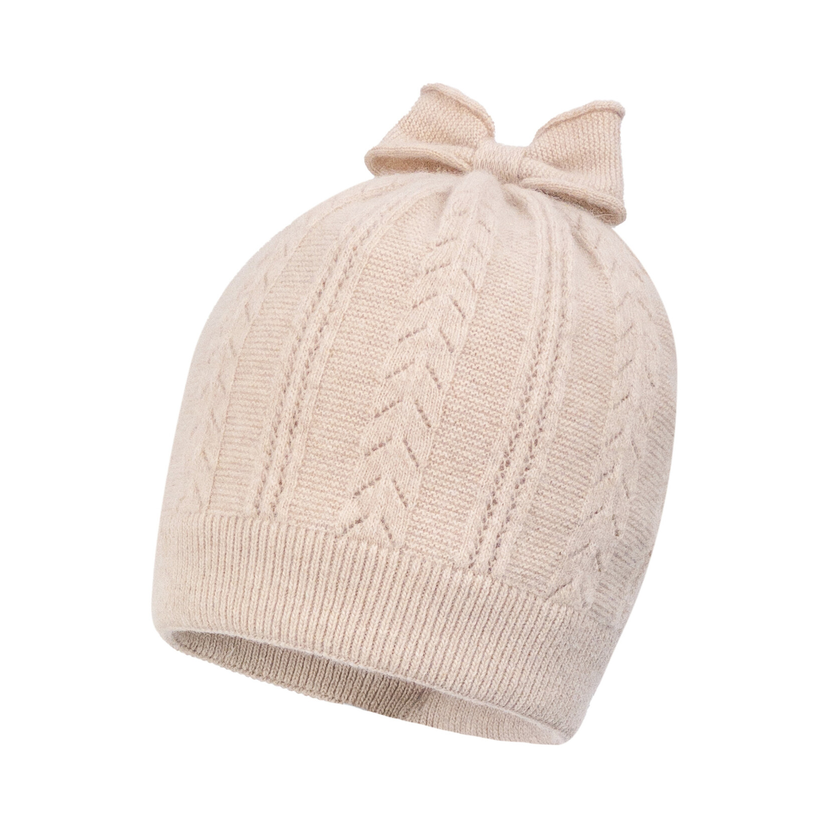 Jamiks JZI126---2 EMMELINE muts merino met voering beige