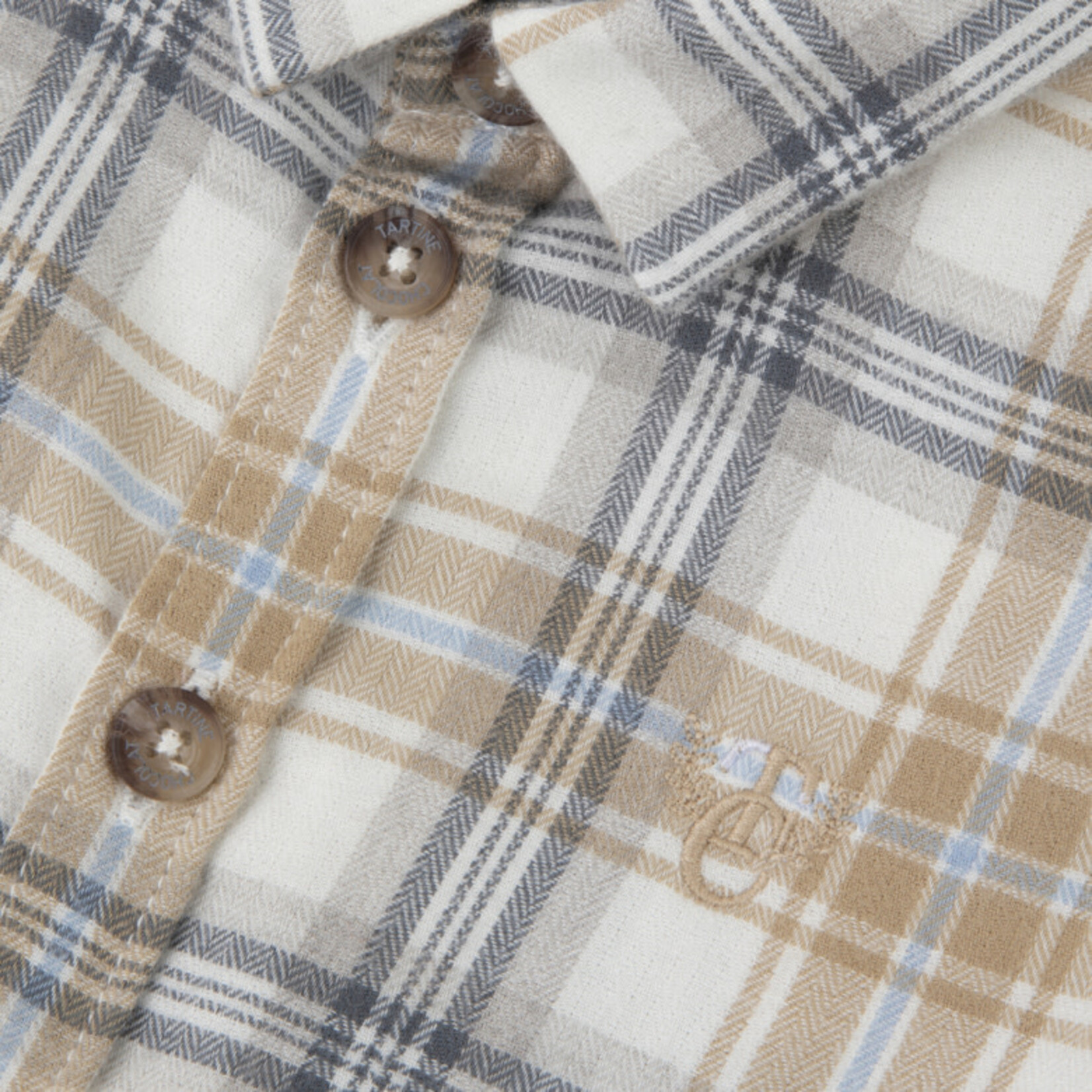 Tartine et Chocolat SURCHEMISE2 CHEMISE Nacre CB12041