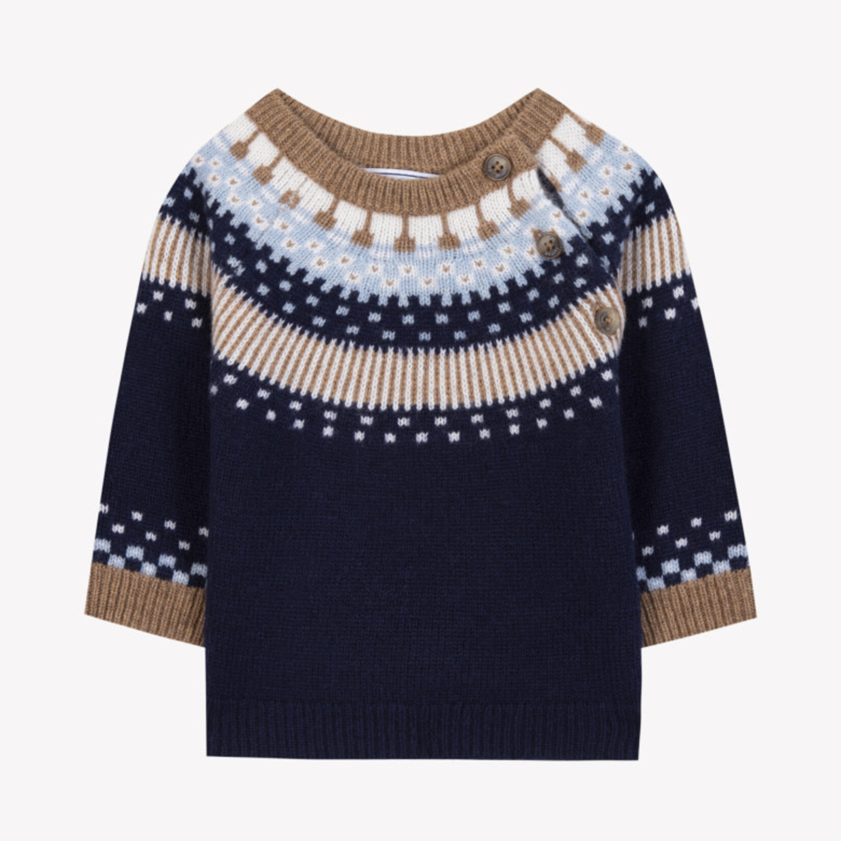 Tartine et Chocolat PULL2 GILET Marine CB18031