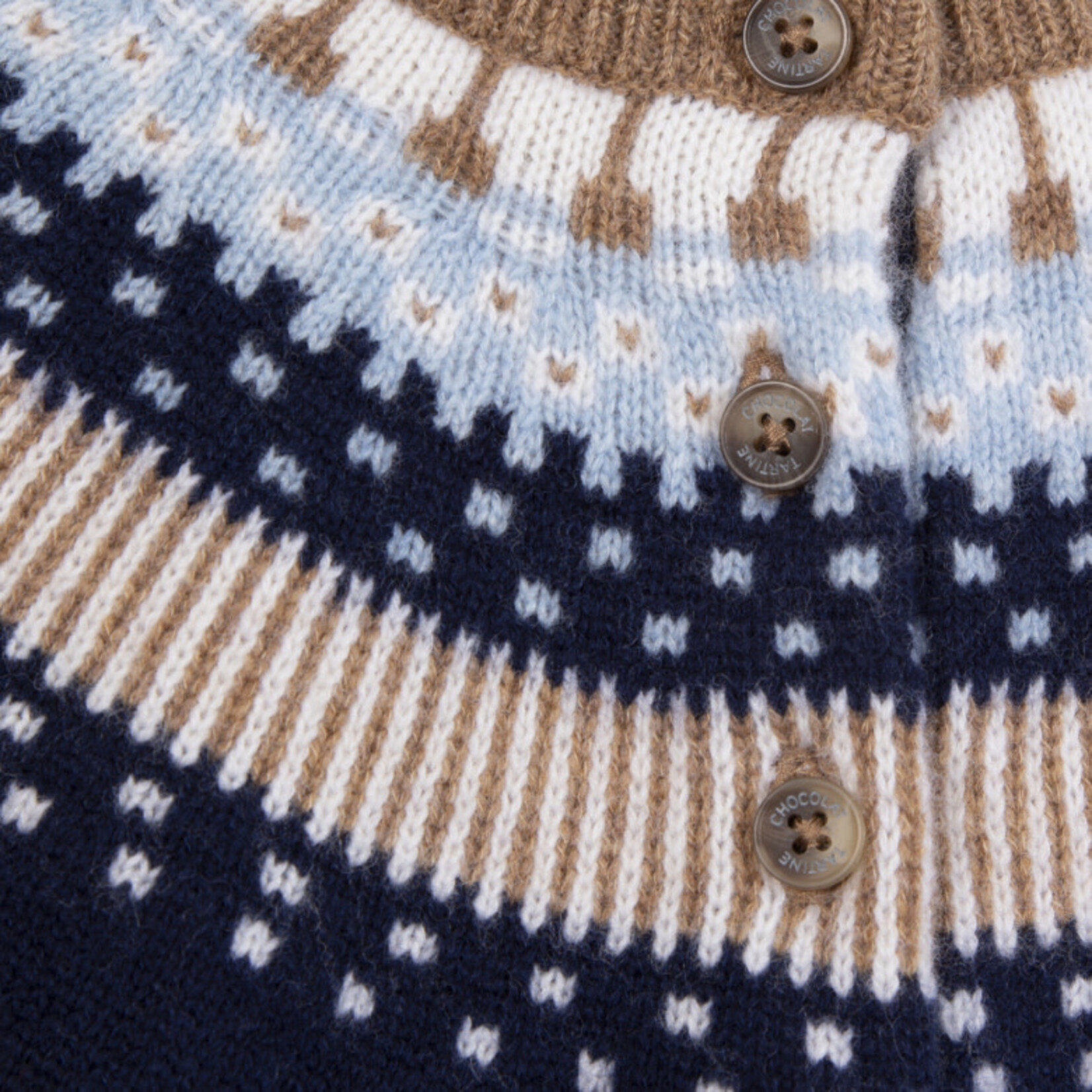Tartine et Chocolat PULL2 GILET Marine CB18031
