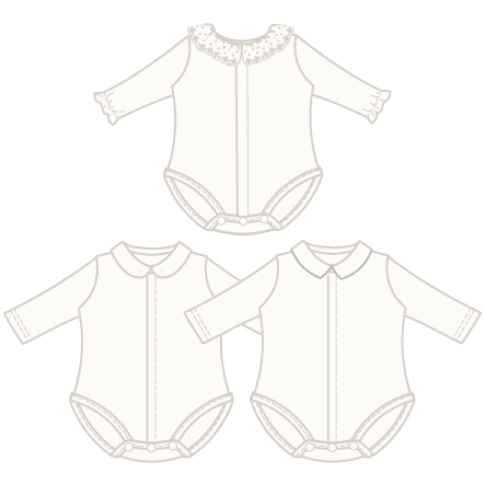 Tartine et Chocolat BODY3 Polo Manches longues Gris clair CB11020