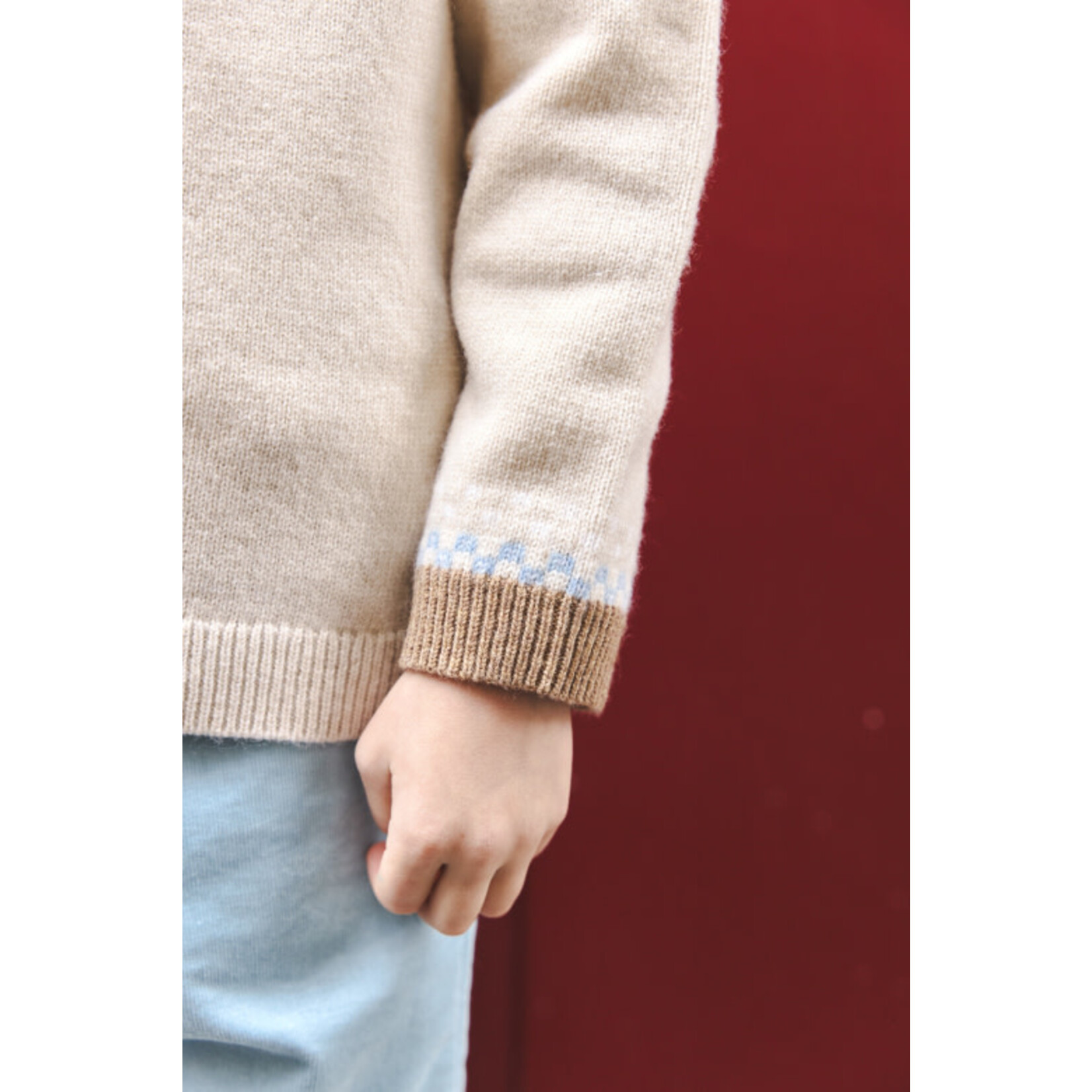 Tartine et Chocolat PULL2BIS PULL Beige chiné CB18023