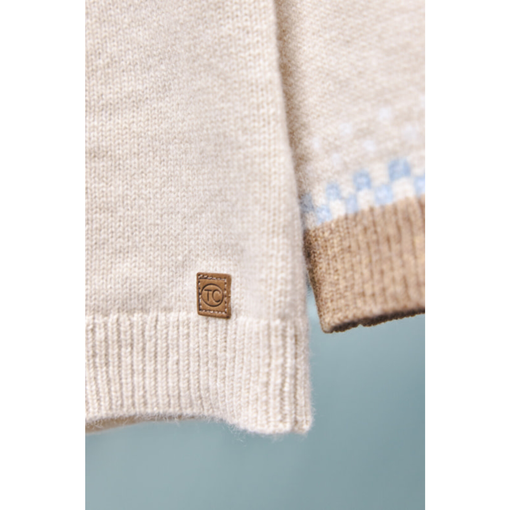 Tartine et Chocolat PULL2BIS PULL Beige chiné CB18023