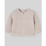 Paz Rodriguez KNIT NEWBORN CARDIGAN "ESENCIAL"_Light Brown_001-120973