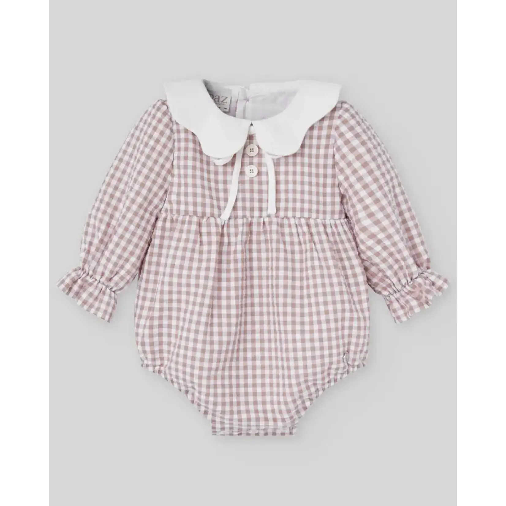 Paz Rodriguez WOVEN NEWBORN SHORTS "SETITAS"_Light Brown_005-152915