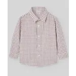 Paz Rodriguez WOVEN NEWBORN SHIRT "SETITAS"_Light Brown_006-152927
