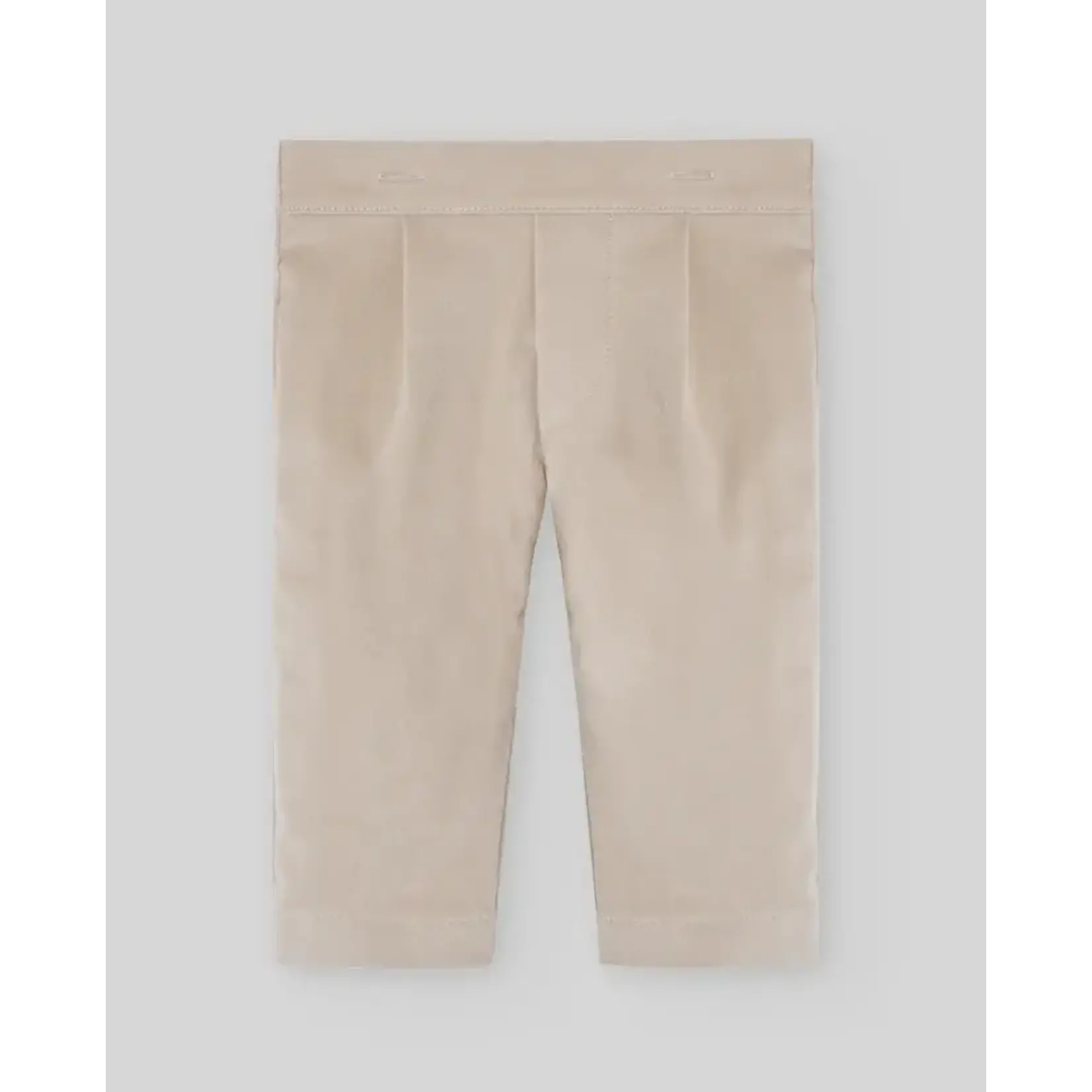 Paz Rodriguez WOVEN NEWBORN TROUSERS "PAZ OI 25-26"_Sand_007-152846