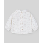 Paz Rodriguez WOVEN NEWBORN BLOUSE "PONY"_Light Brown_006-153085