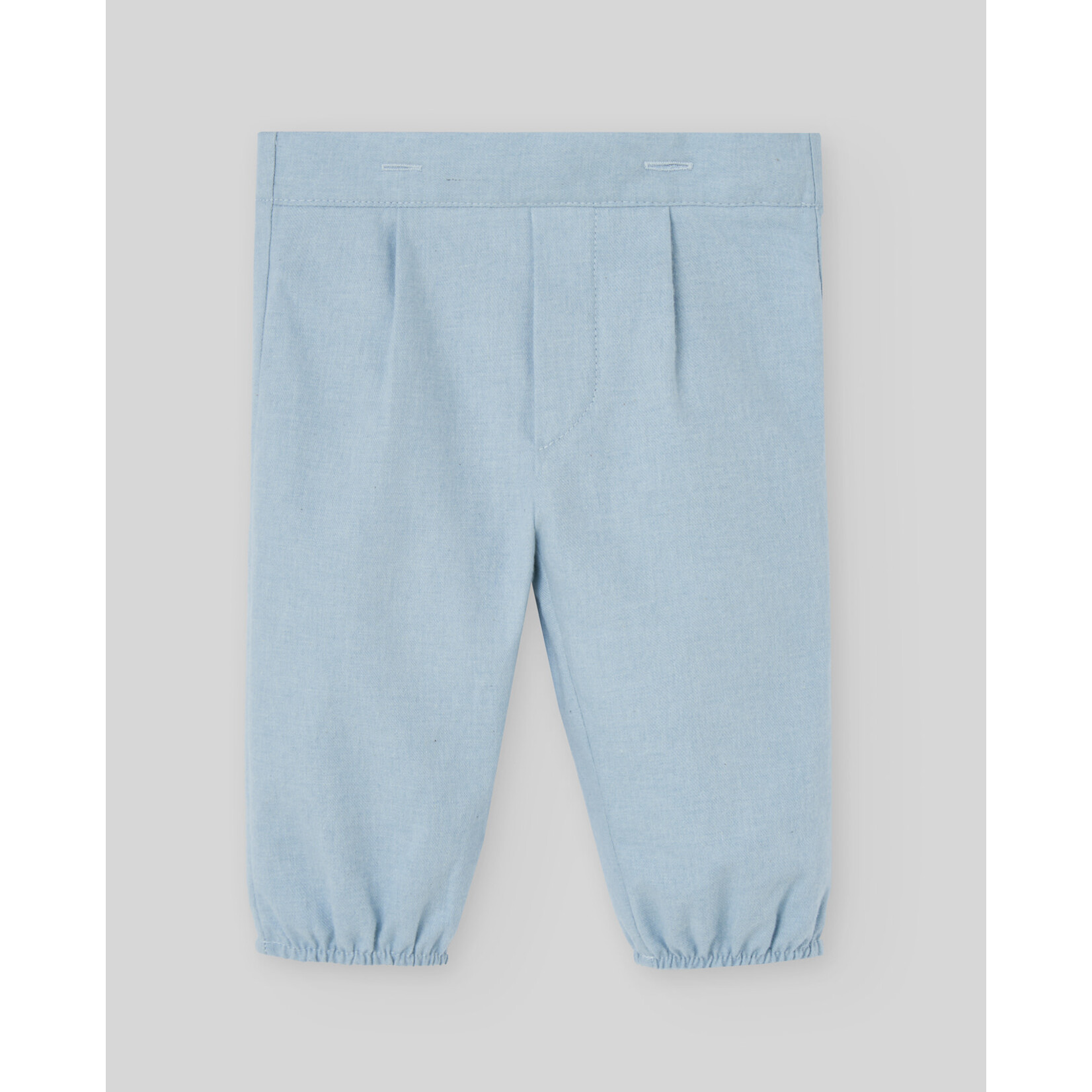 Paz Rodriguez WOVEN NEWBORN TROUSERS "KOALA"_Dutch Blue_007-153060
