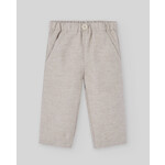 Paz Rodriguez WOVEN NEWBORN TROUSERS "PONY"_Light Brown_007-153086