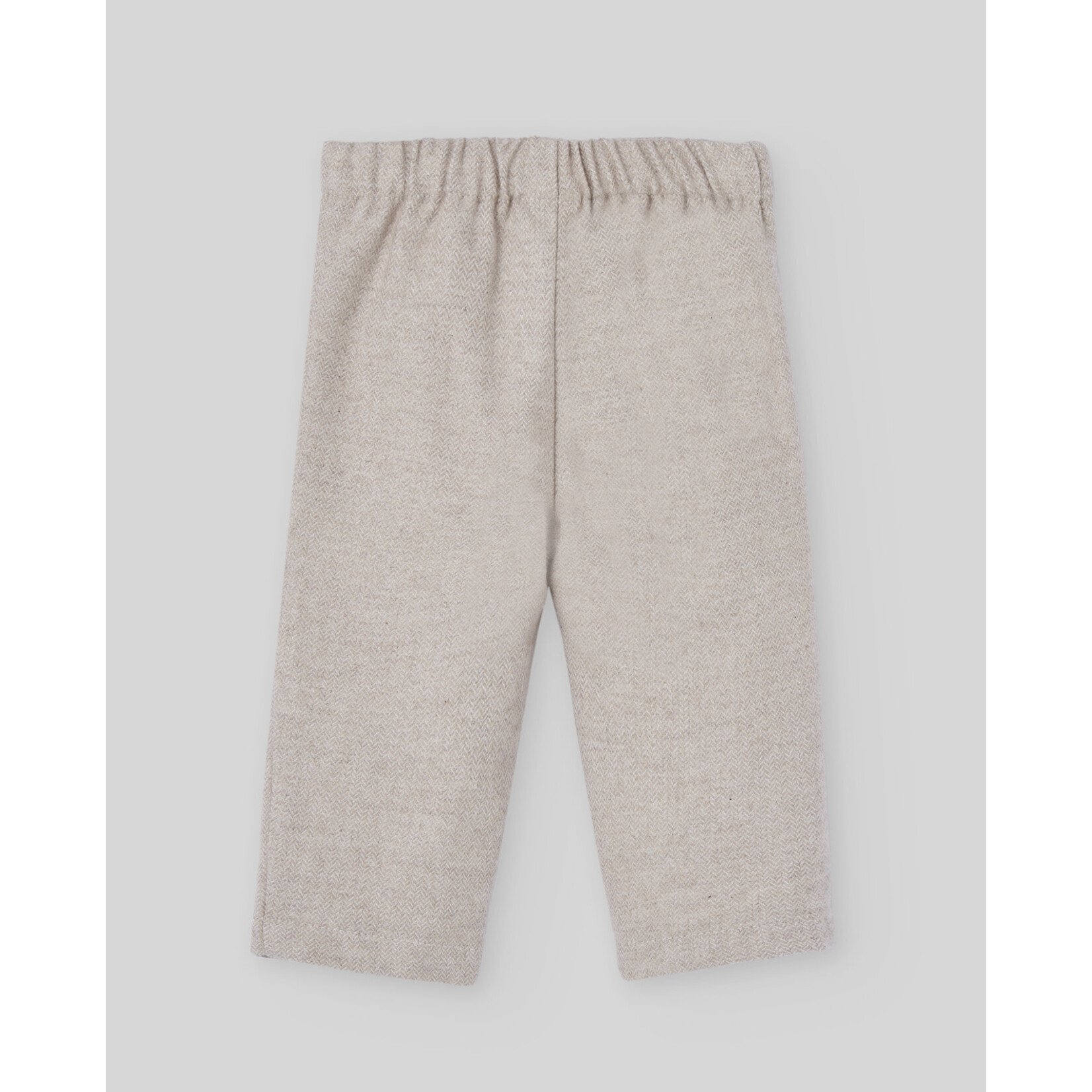 Paz Rodriguez WOVEN NEWBORN TROUSERS "PONY"_Light Brown_007-153086