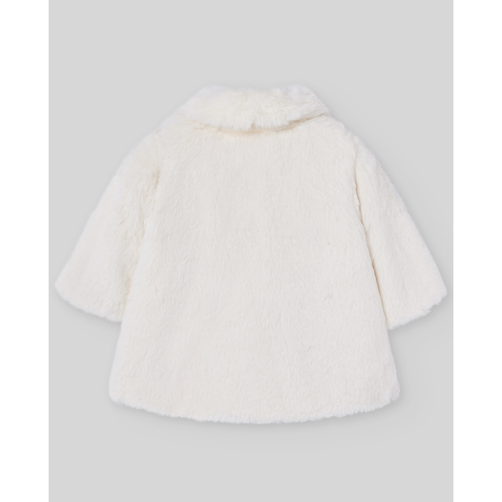 Paz Rodriguez WOVEN NEWBORN COAT "ESENCIAL"_Light Brown_009-150156