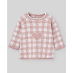 Paz Rodriguez KNIT NEWBORN PULLOVER  "DEVA"_Mist Pink/Cream_014-132881
