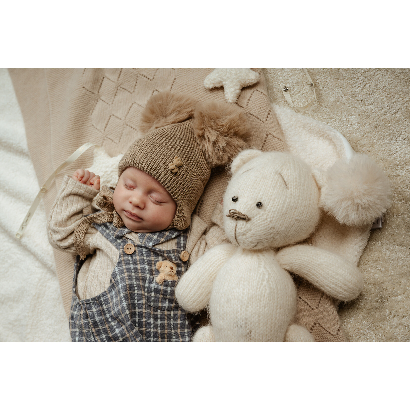 Jamiks JZI077-- HAKAN Body + babypakje beige/blauw