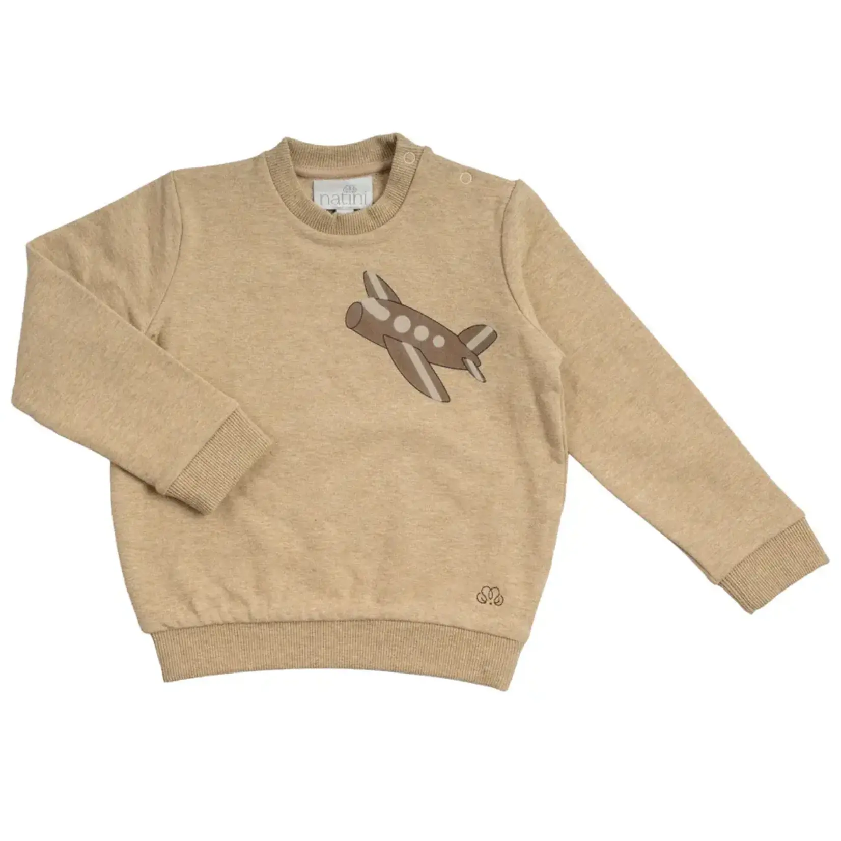 Natini SWEATER AIRPLANE BEIGE