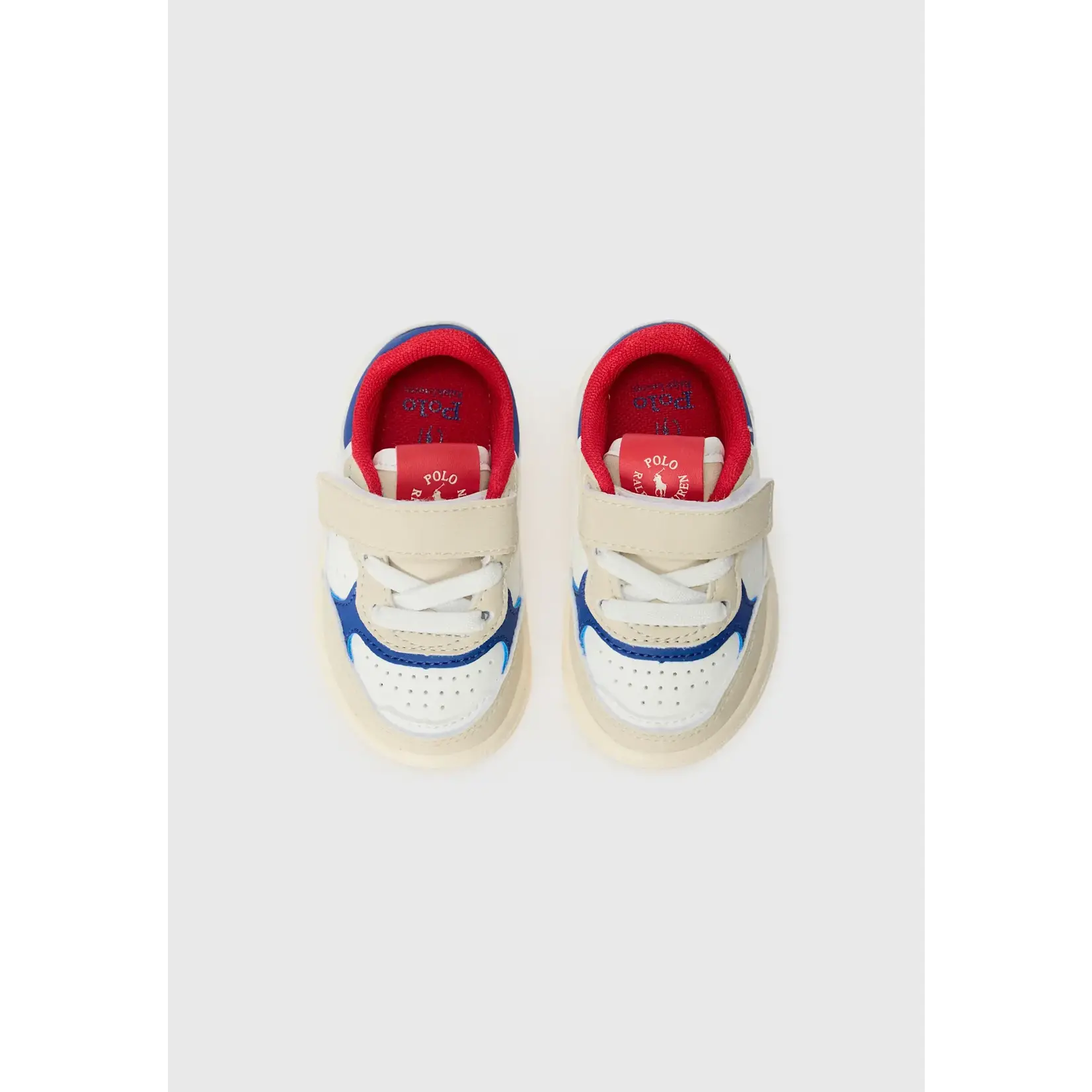 Ralph Lauren MASTERS COURT II PS WHITE TUMBLED/CREAM SUPER SUEDED1