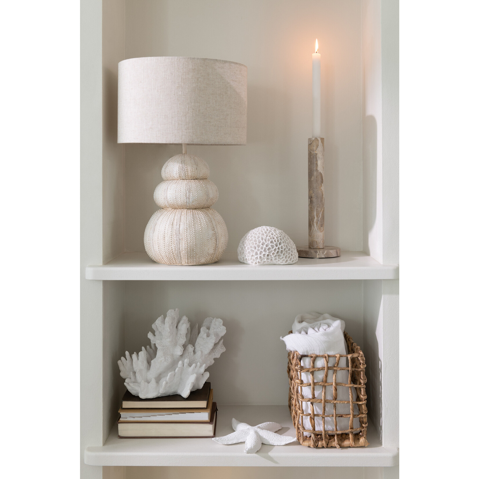 J-Line Lamp Zee-Egel Poly Beige