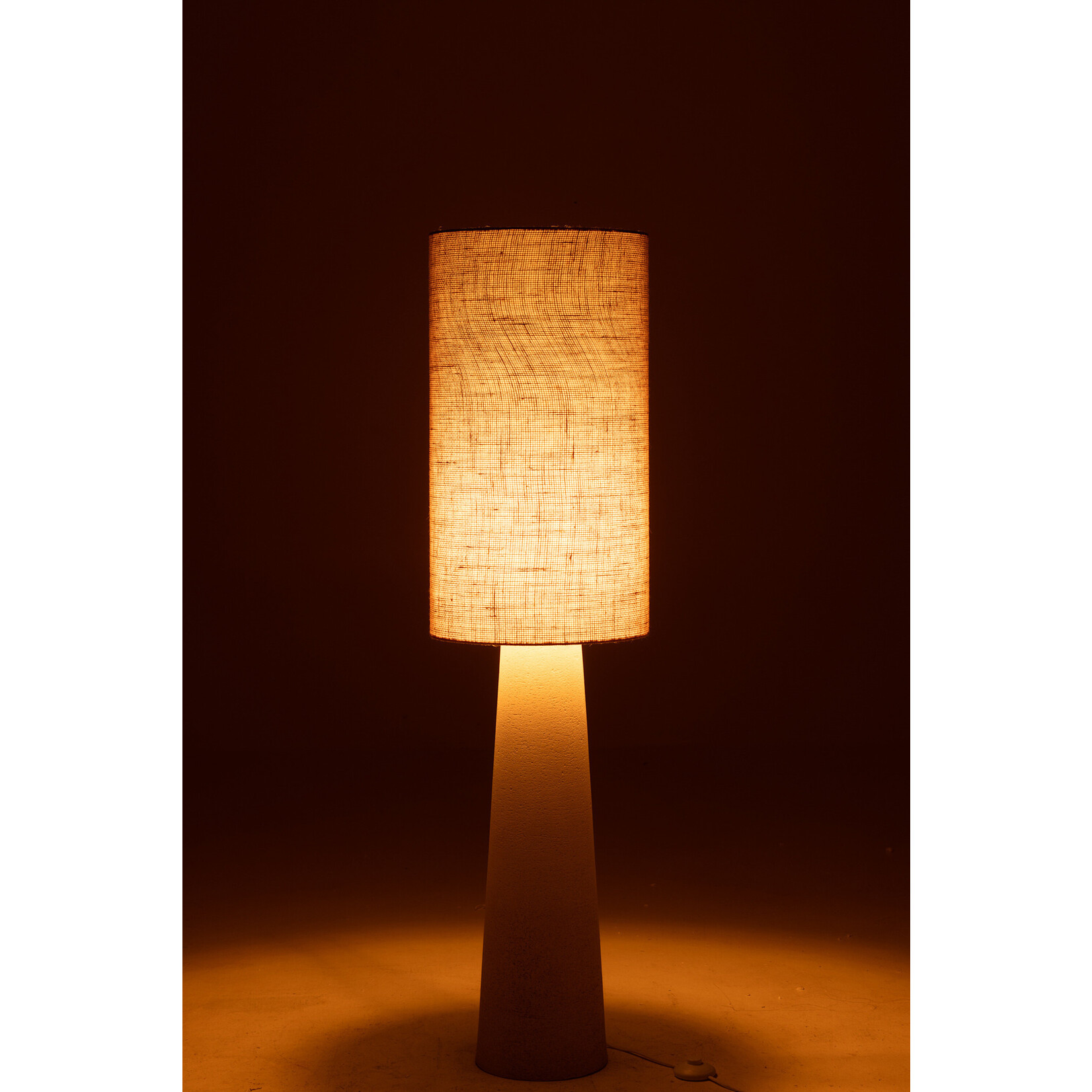 J-Line Staanlamp Ava Glasvezel/Jute Naturel Small