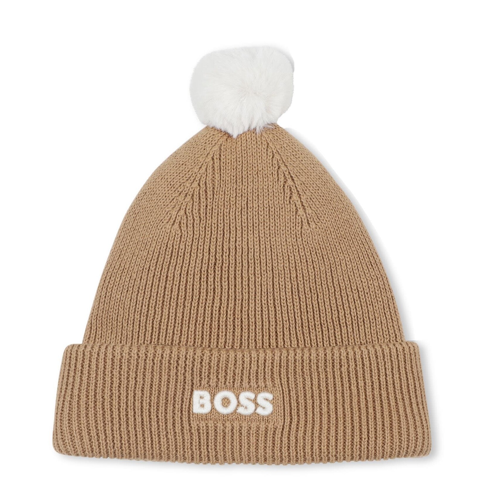 BOSS J52595 BONNET Marron 0-1Y