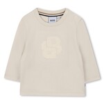 BOSS J52465 TEE-SHIRT MANCHES LONGUES Beige