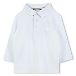 BOSS J52449 POLO MANCHES LONGUES Bleu