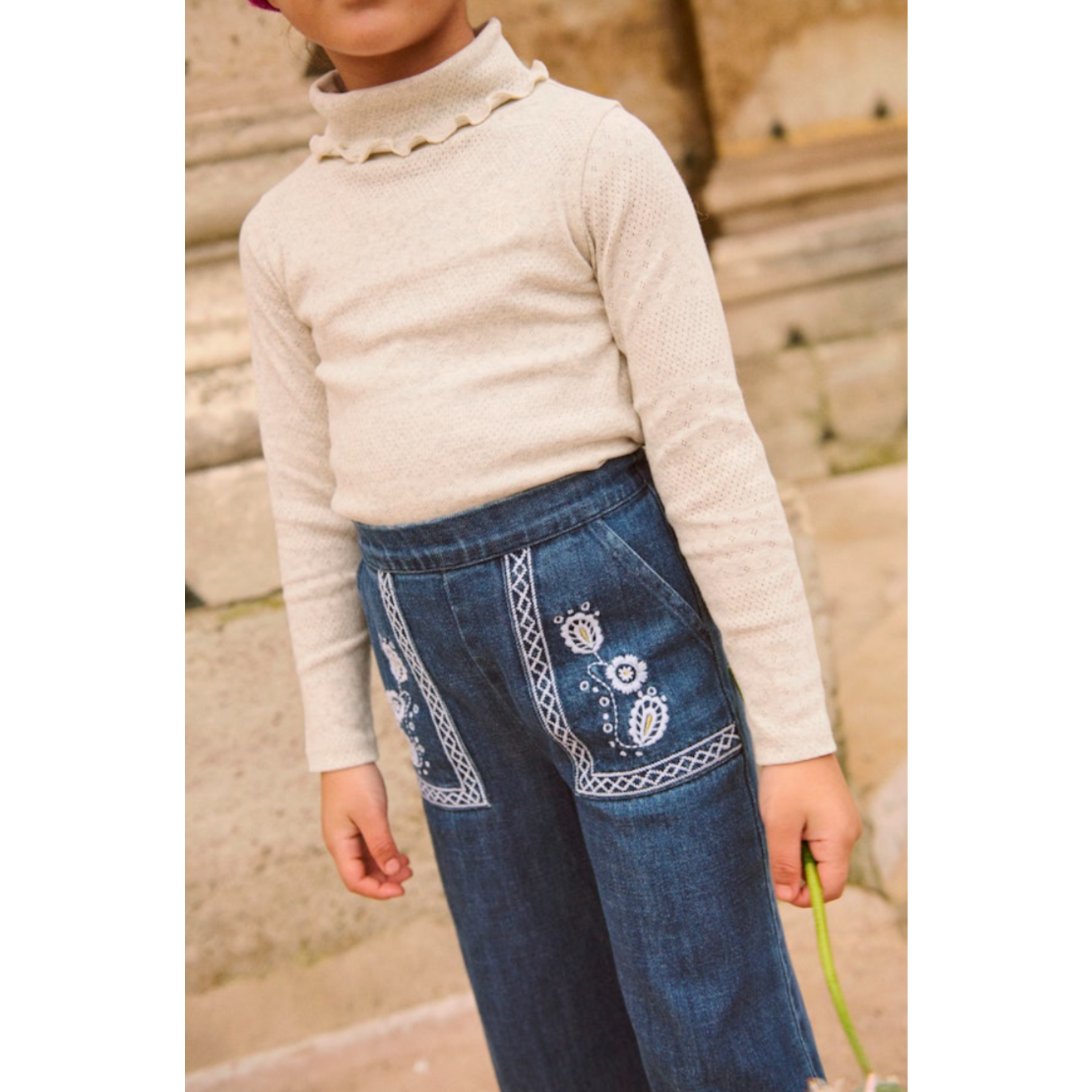 Louise Misha Pants Flofi Stone blue