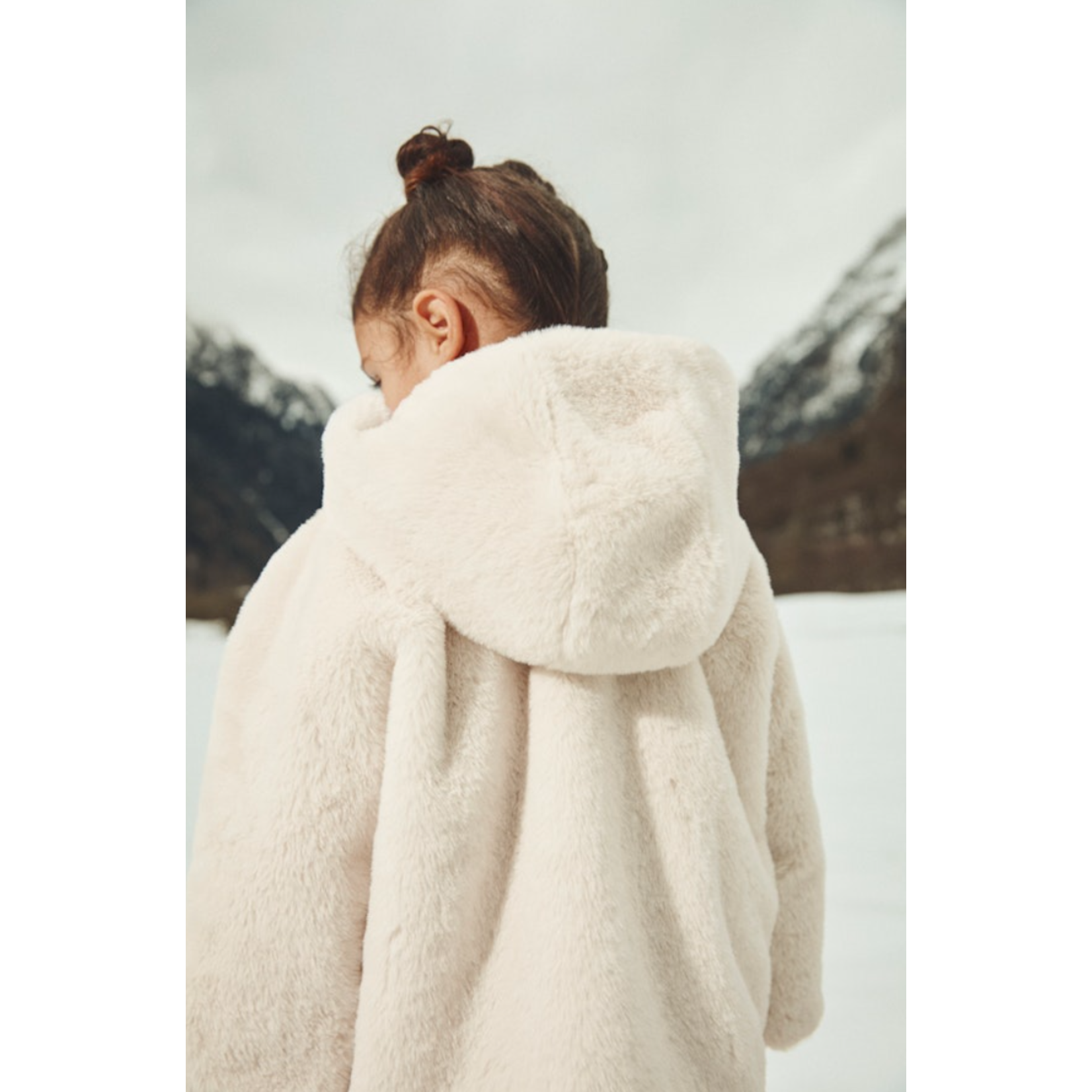 Louise Misha Reversible Coat Felvet Pink Mountain Avens