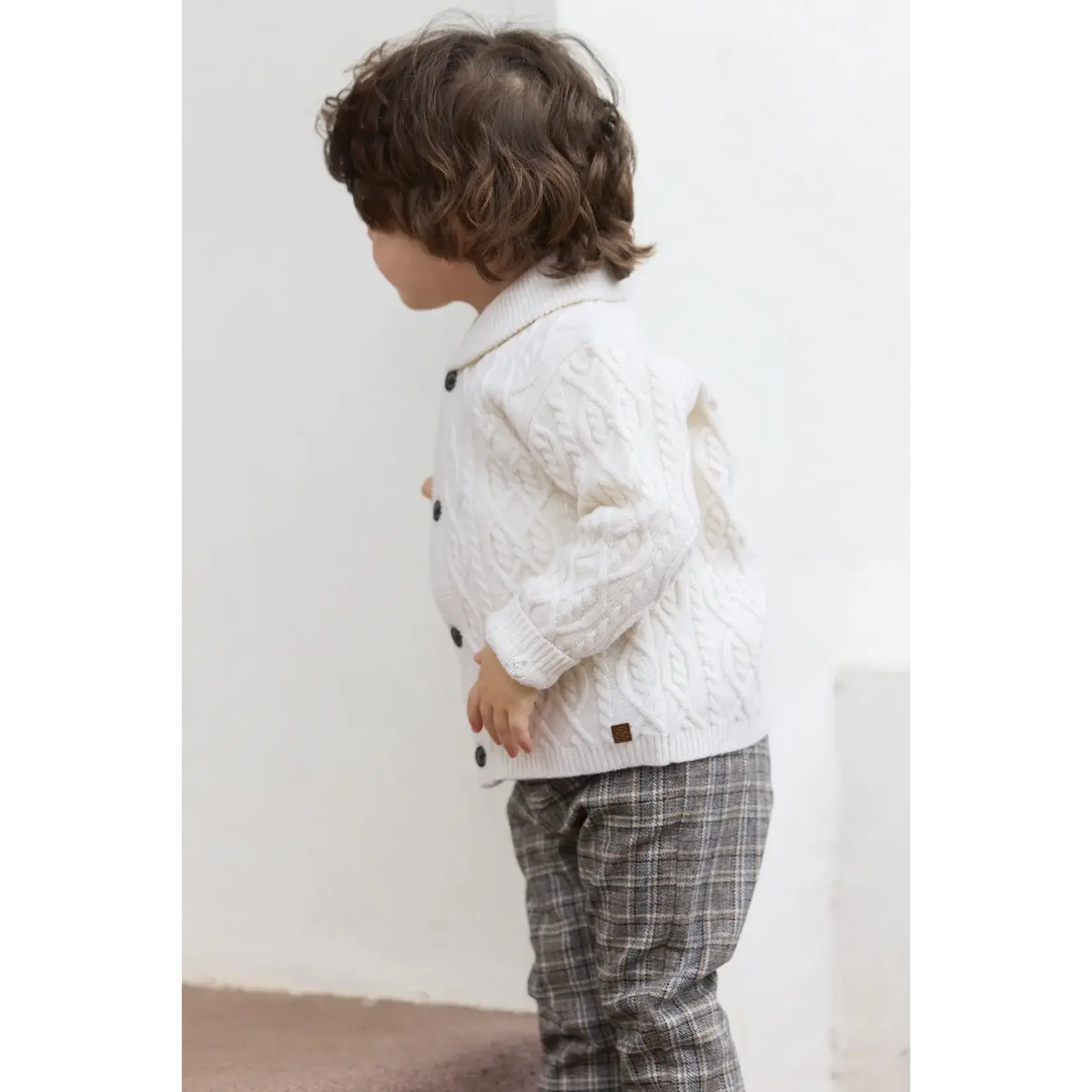 Tartine et Chocolat GILET2 GILET Nacre CB18011