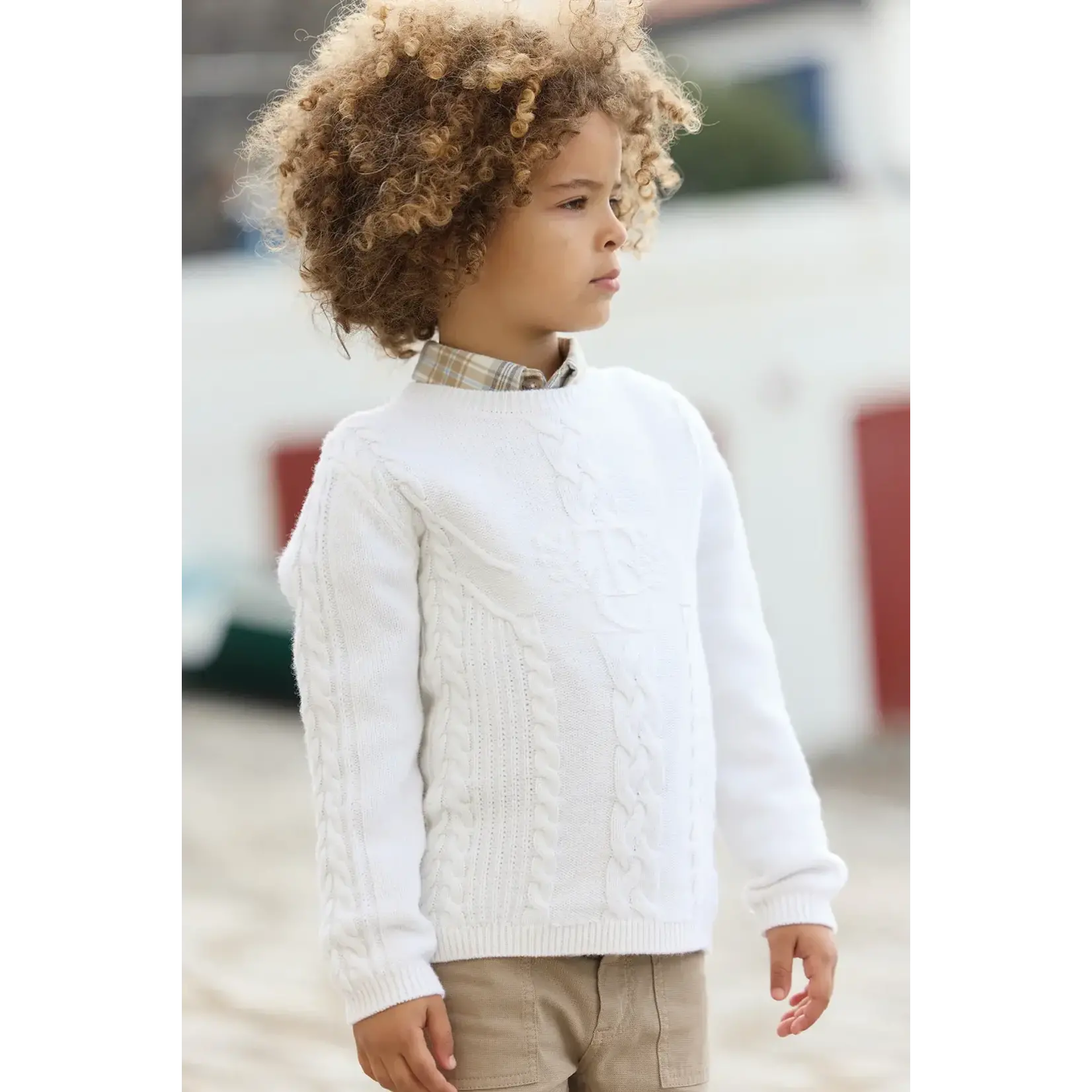 Tartine et Chocolat PULL6BIS PULL Nacre CB18063