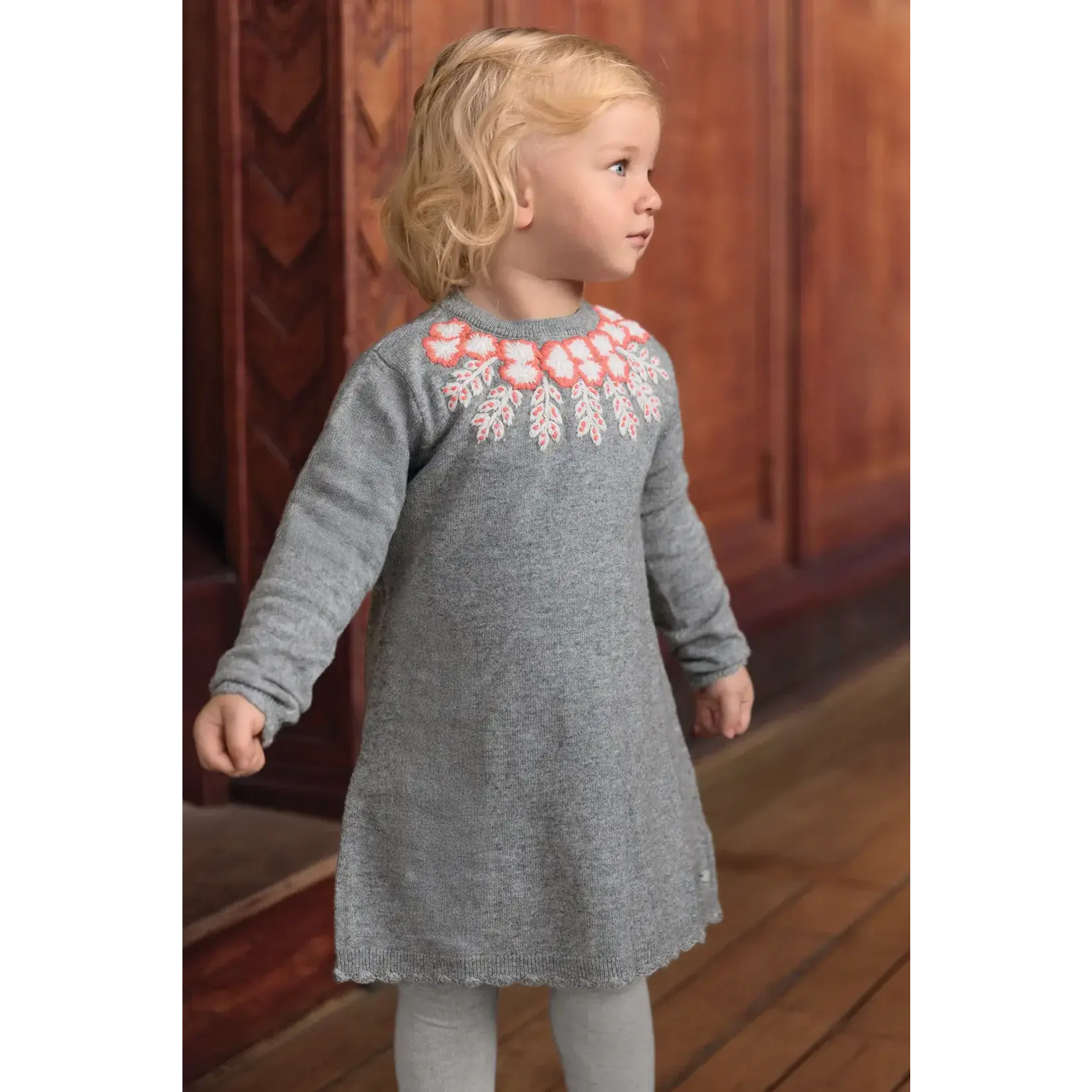 Tartine et Chocolat ROBE19 ROBE Gris chiné moyen CB30161