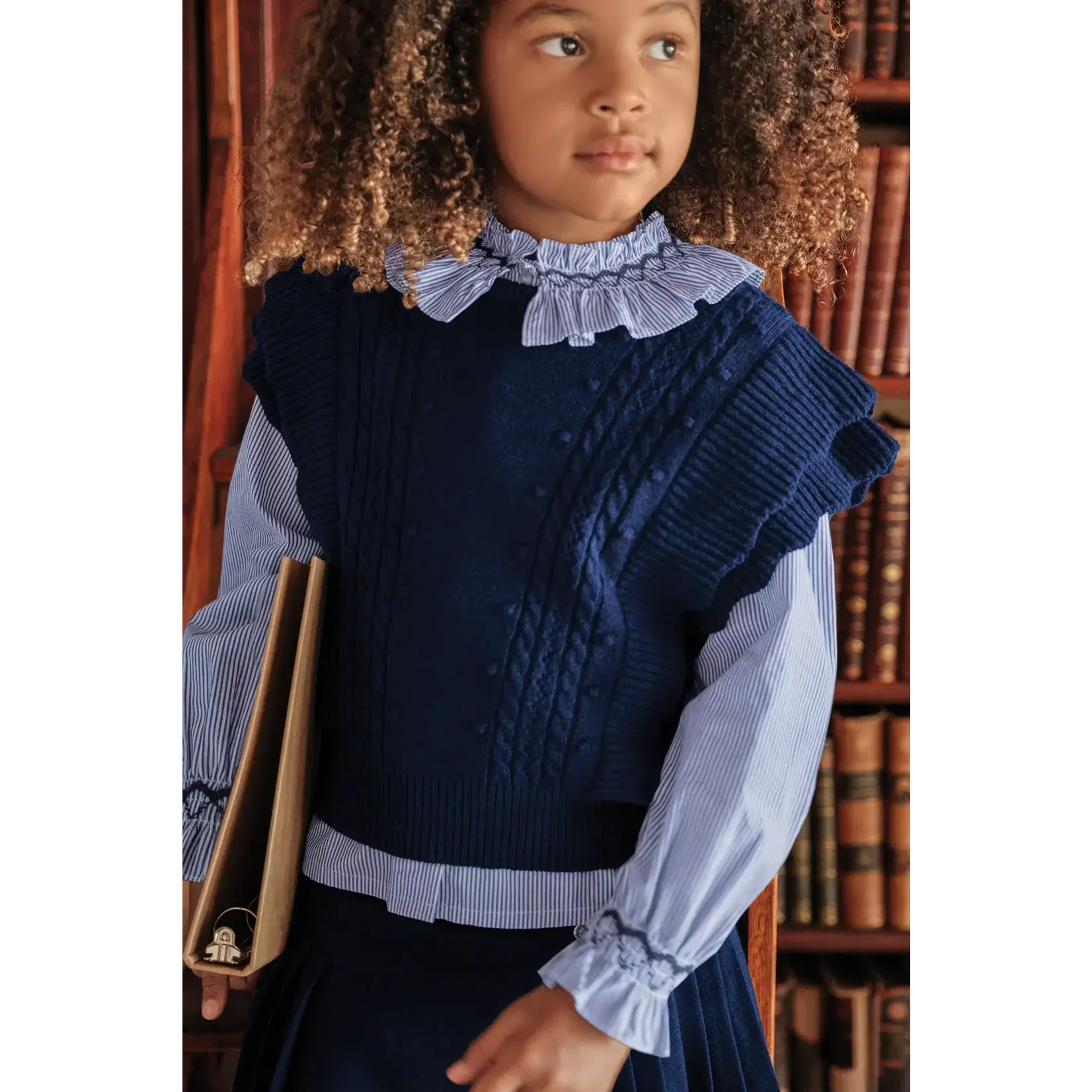 Tartine et Chocolat PULLA CARDIGAN marine CB18002