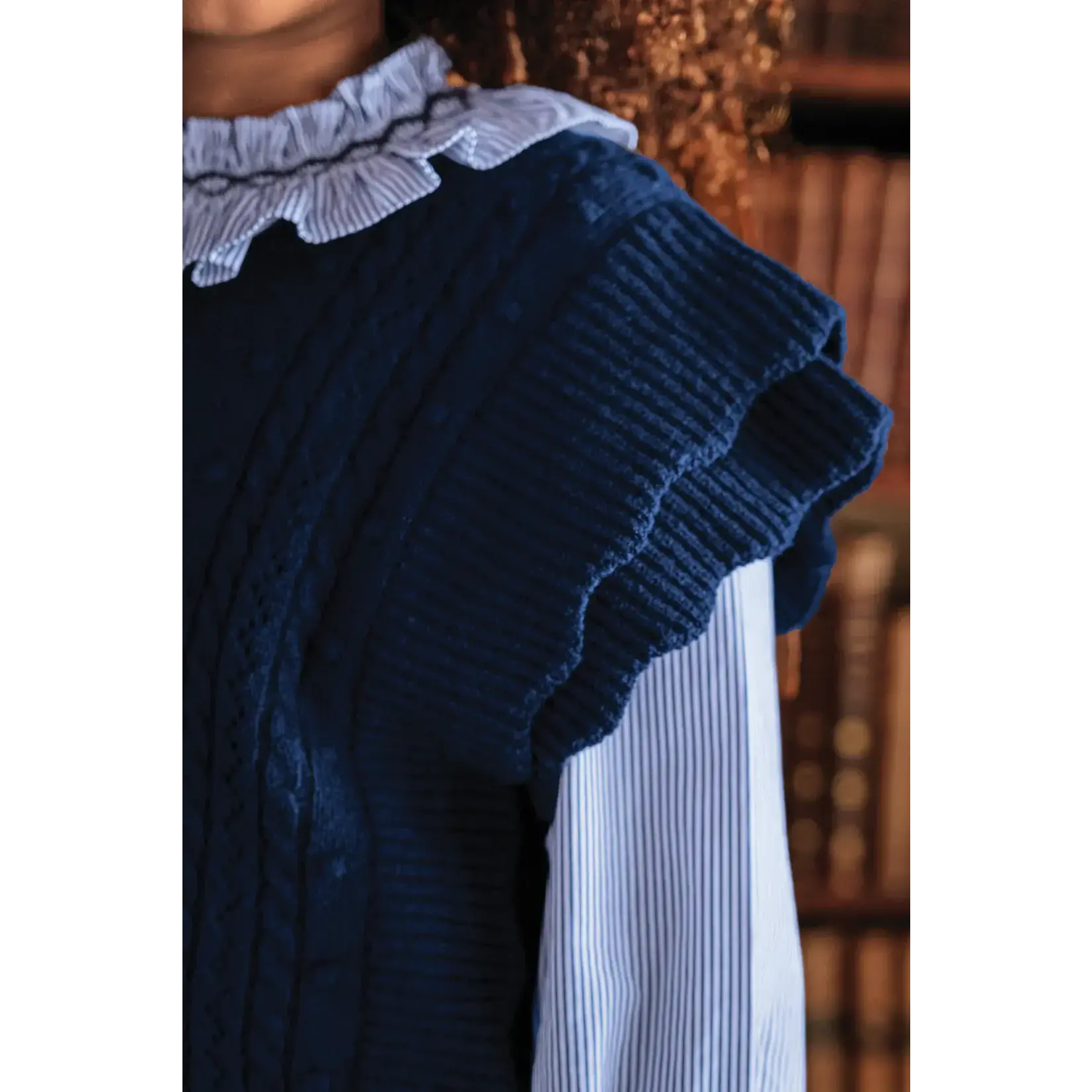 Tartine et Chocolat PULLA CARDIGAN marine CB18002