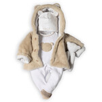 First 6102006 beige fur coat