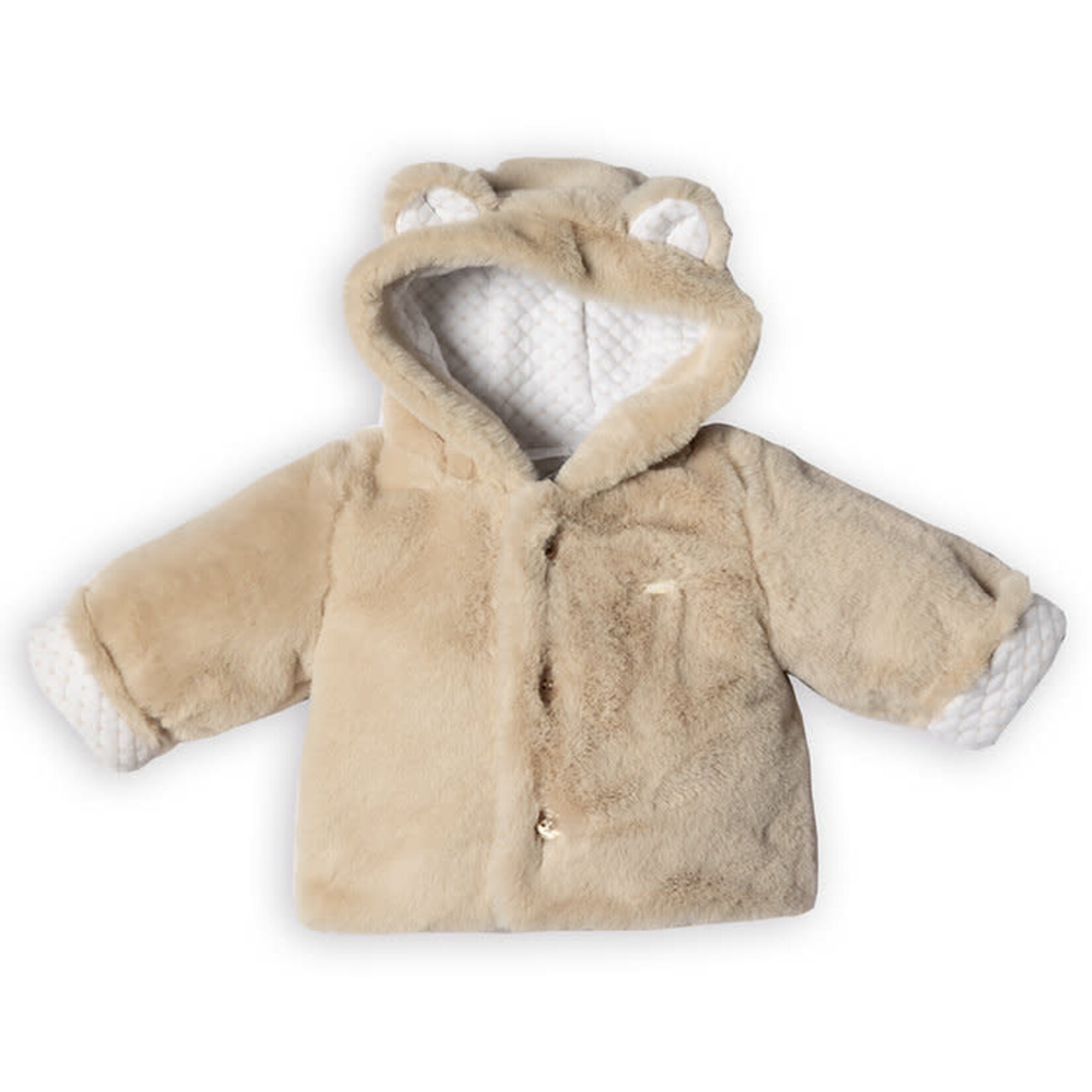 First 6102006 beige fur coat