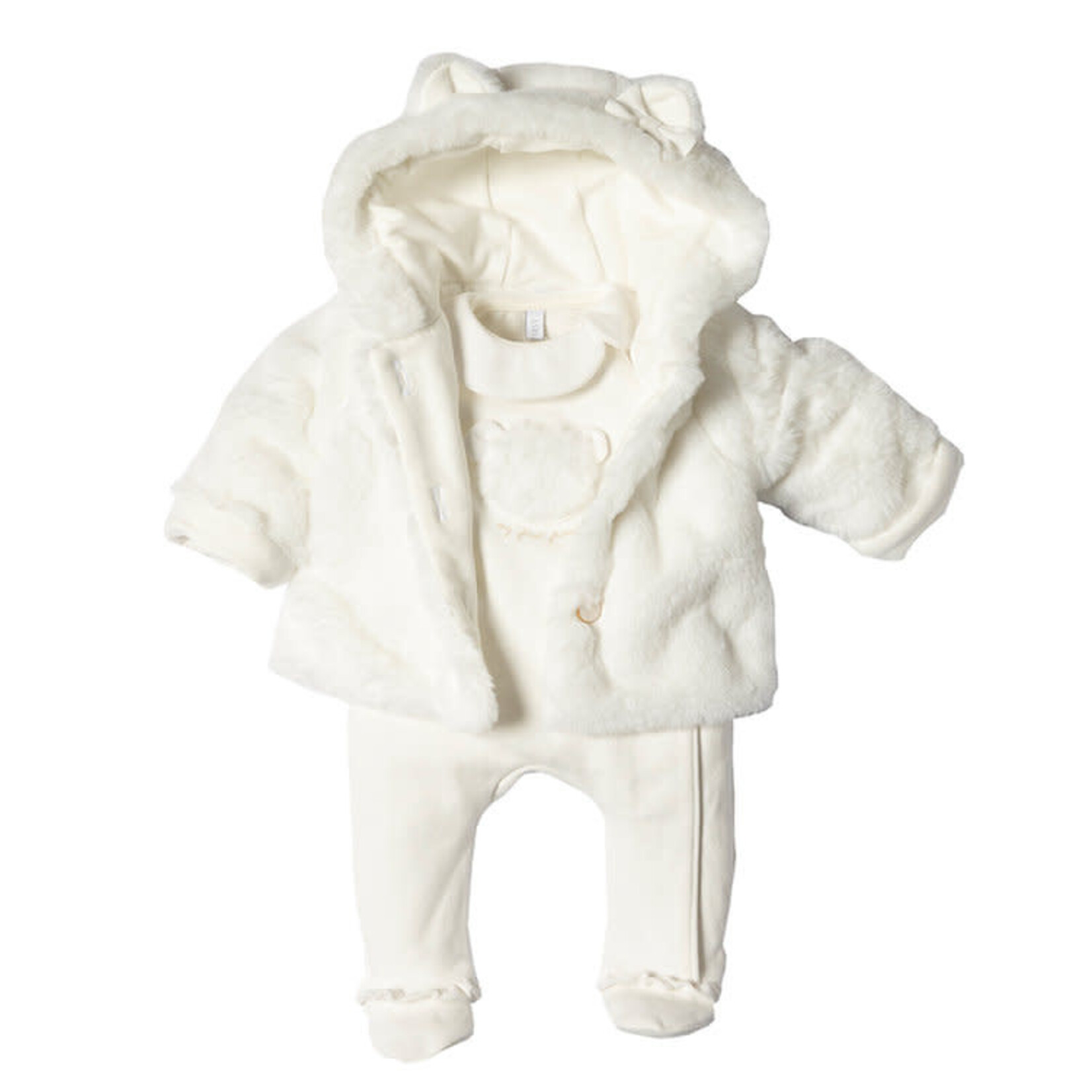 First 6103114 off-white rompersuit