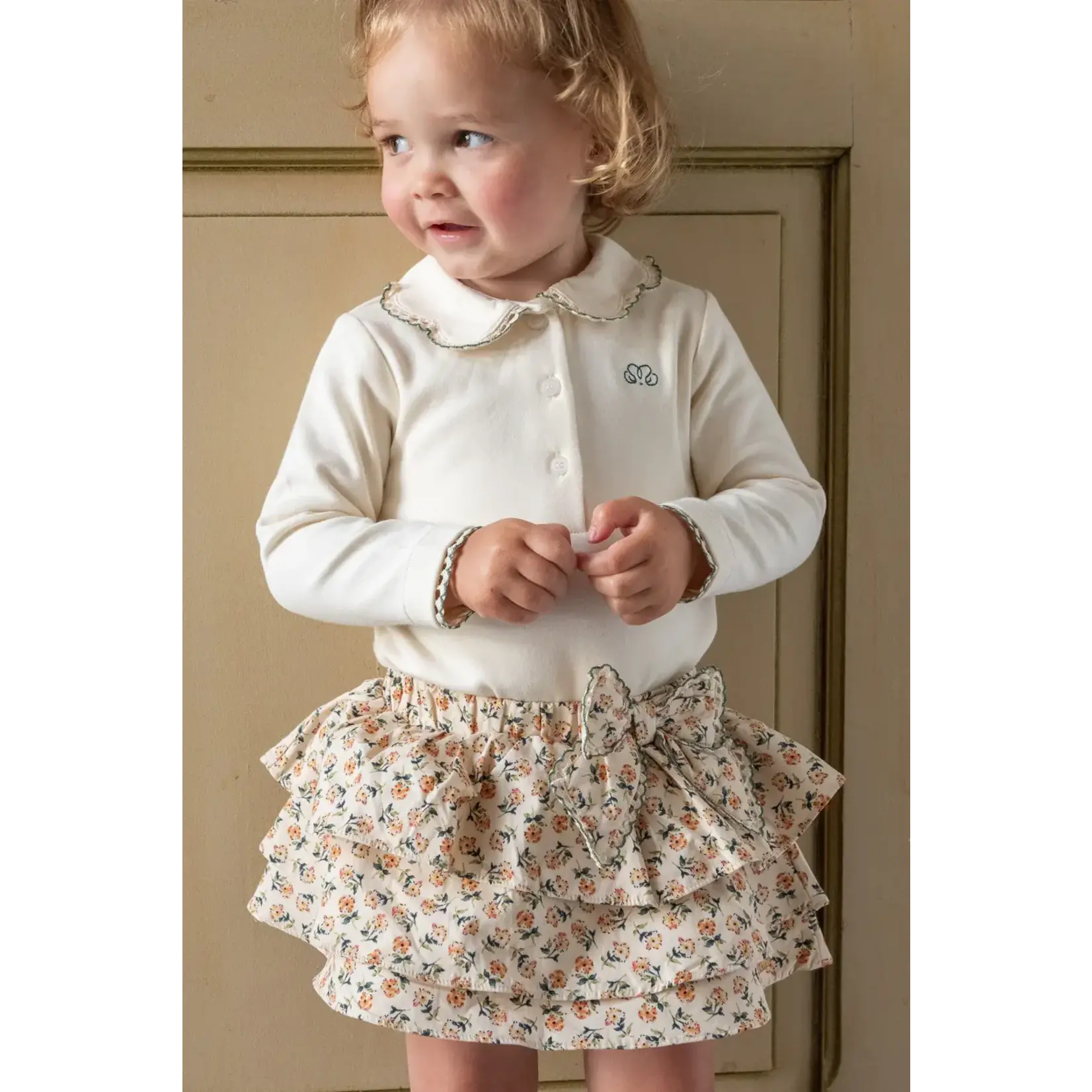 Natini TOP BODY FLEUR_CREAM